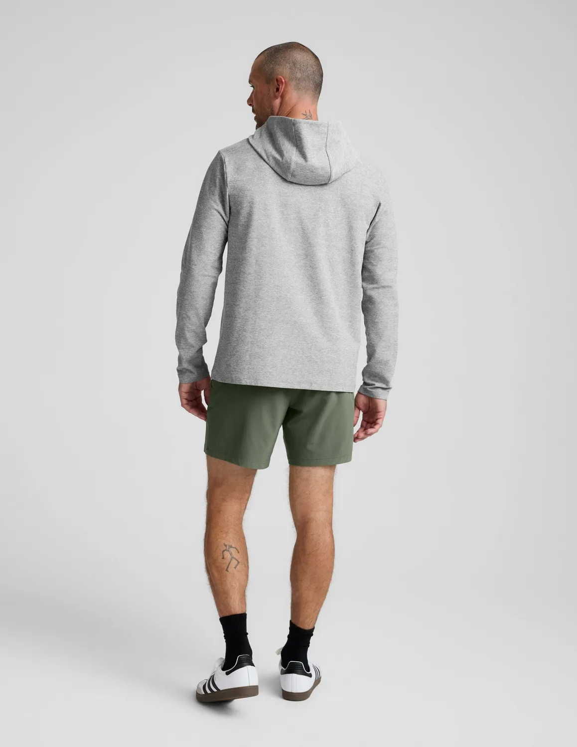 Beyond Yoga Spacedye Go-To Men's Hoodie hoodie Silver Mist stretch