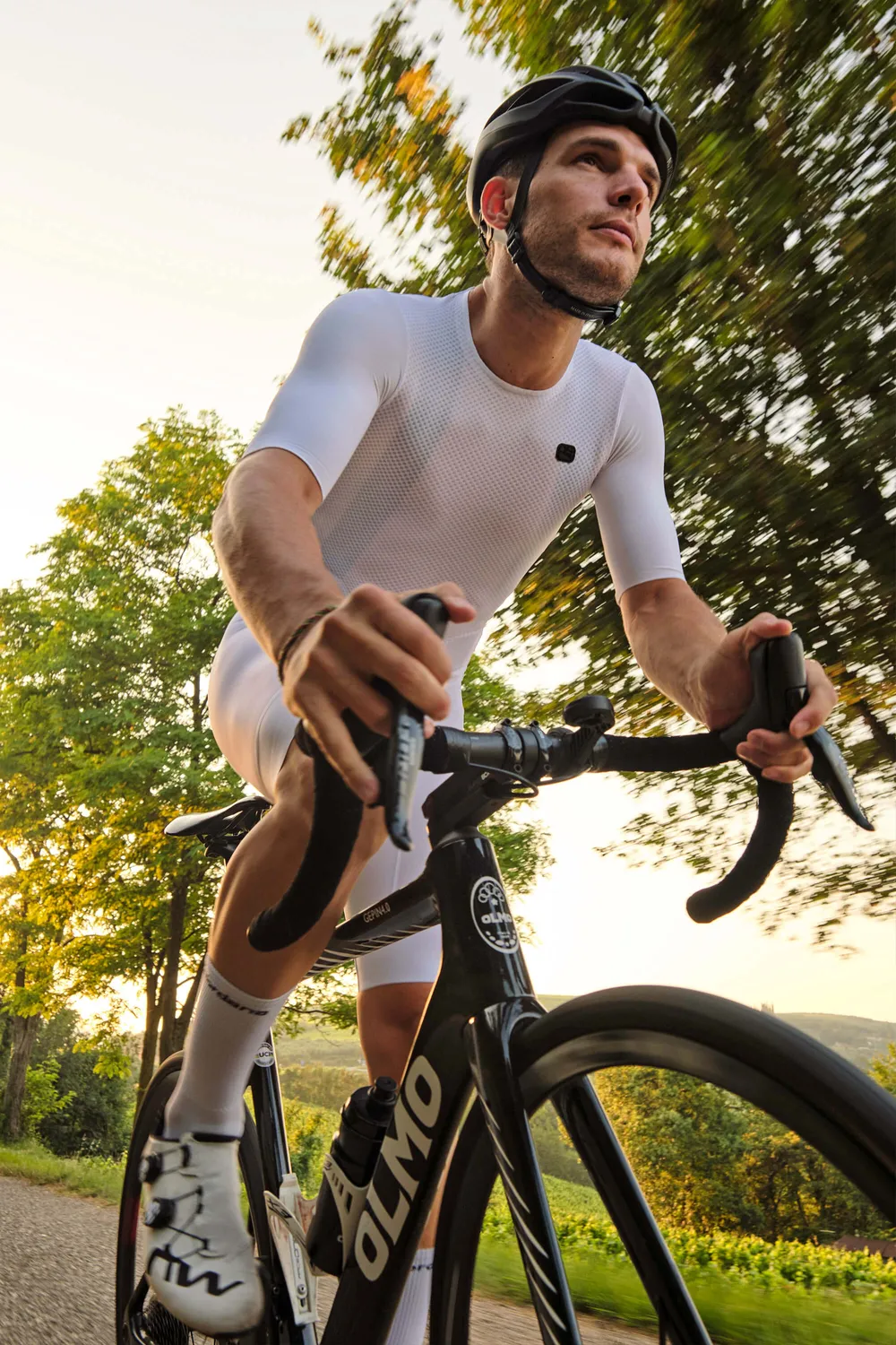 Giordana FR-C Pro Lyte cykeltröja vit ventilerande