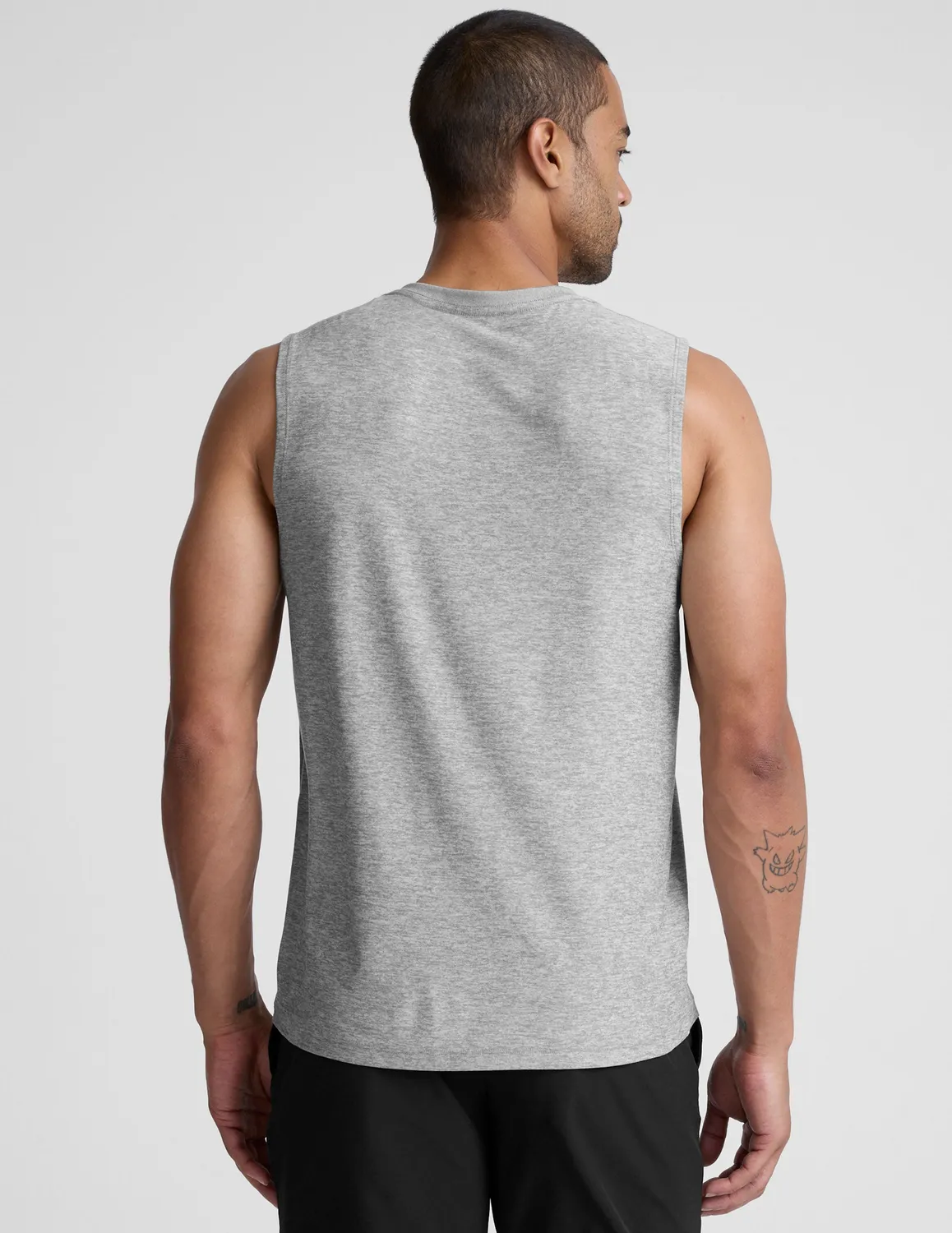 Beyond Yoga Always Beyond Muscle Tank 2.0 linne Silver Mist herr