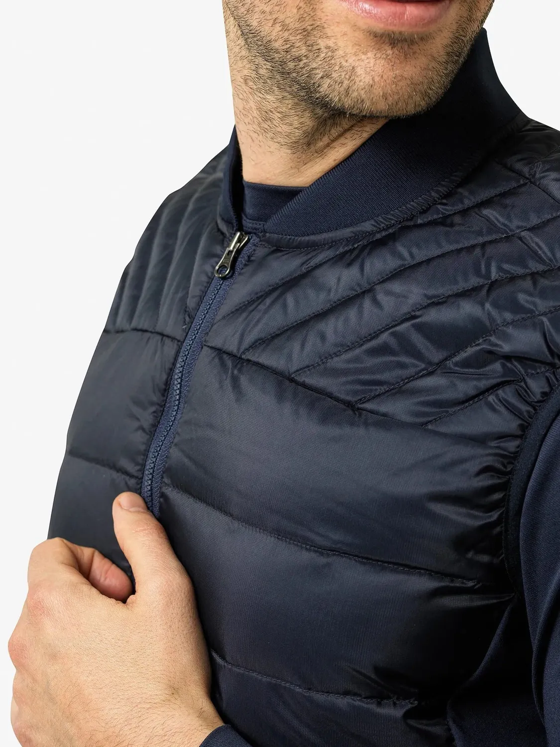 CROSS SPORTSWEAR Hybrid golfväst navy herr