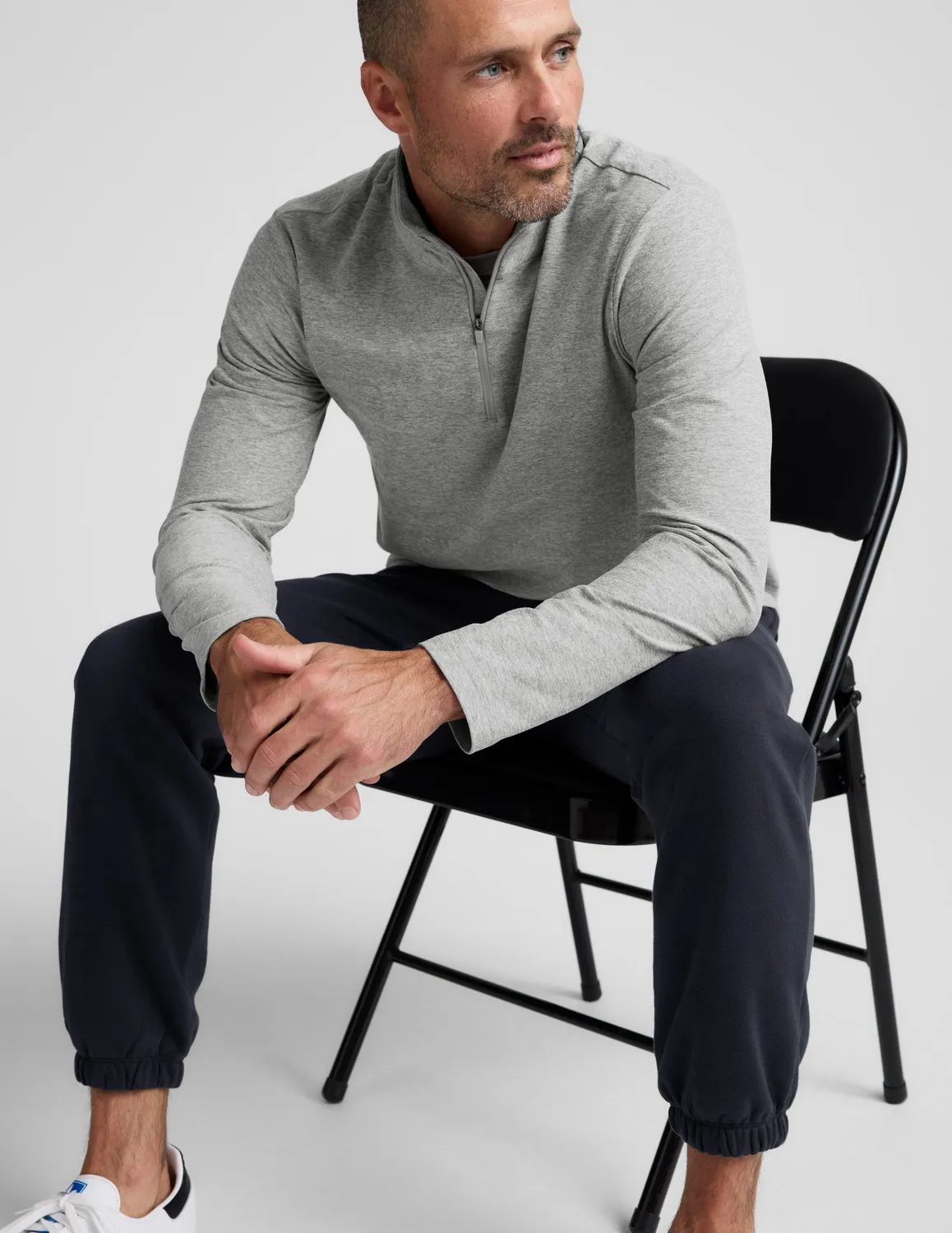 Beyond Yoga LuxeFleece Classic Men's joggerbyxor Nocturnal Navy varm