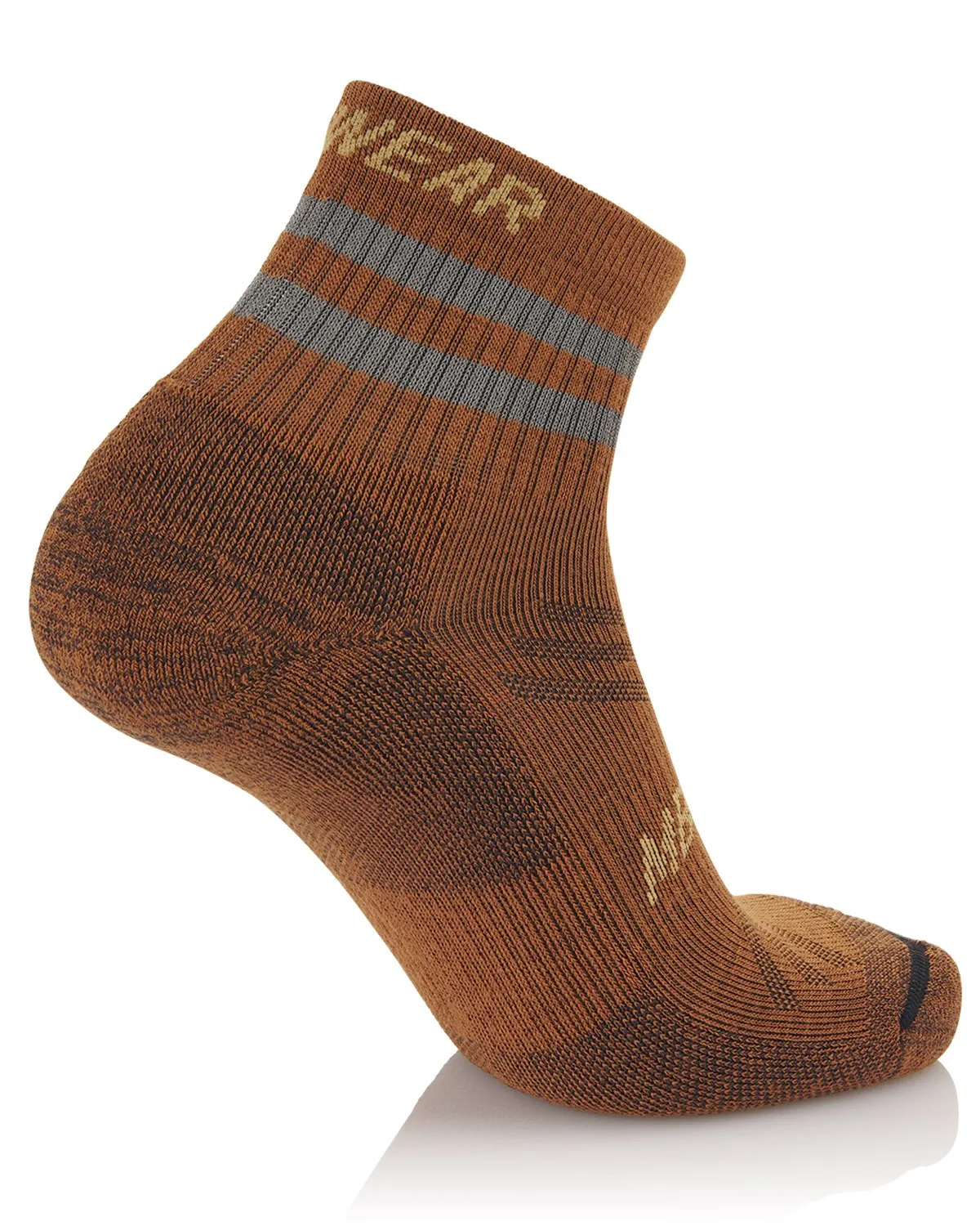 MB Wear Hiking Low vandringssockor M brun merino