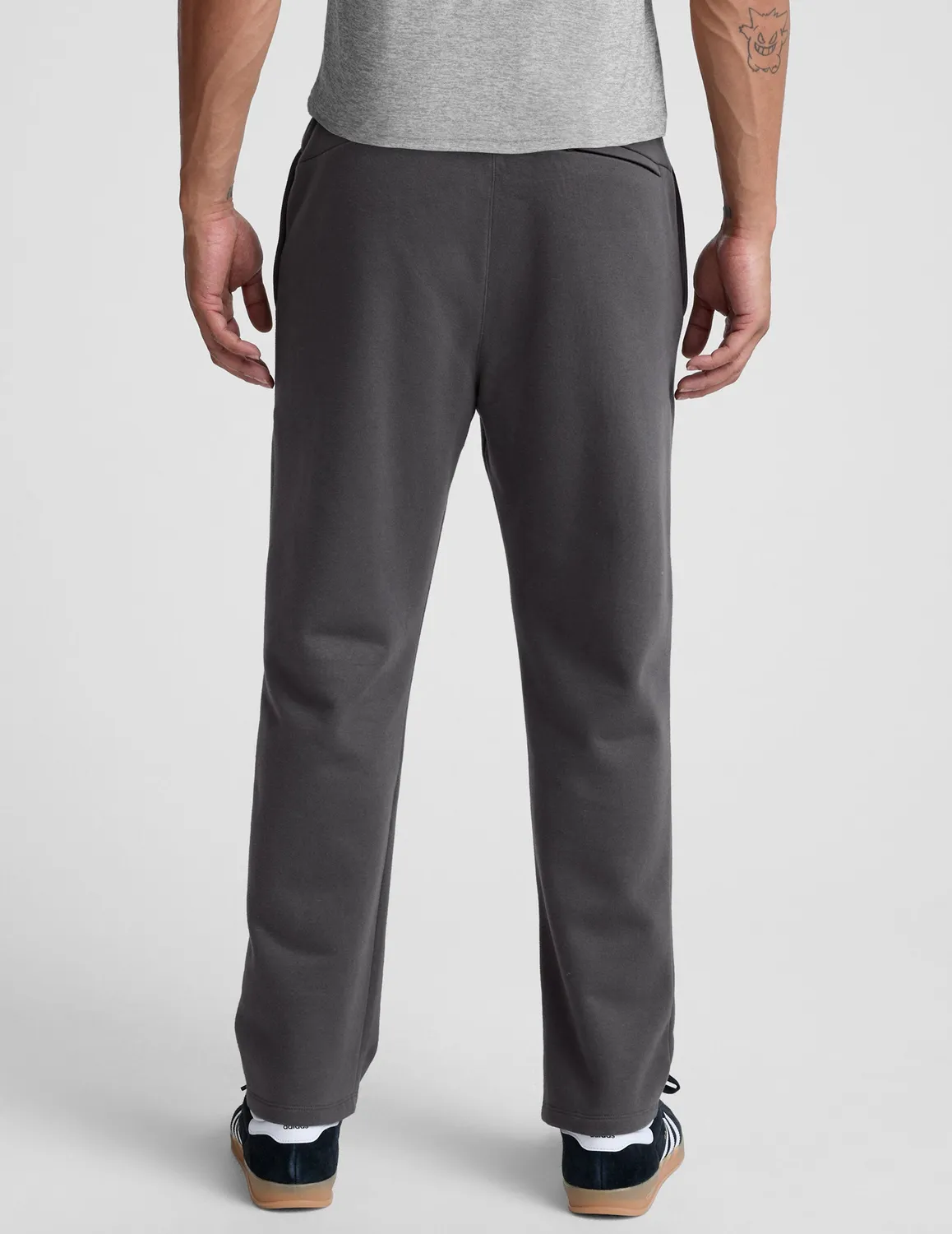 Beyond Yoga LuxeFleece Straight Leg Men's Pant joggerbyxor Black Ash