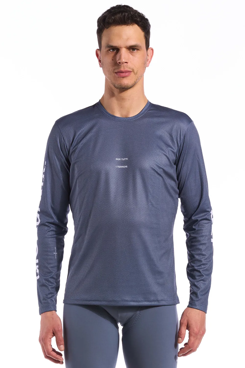 Giordana The Tech Tee träningströja blå avslappnad