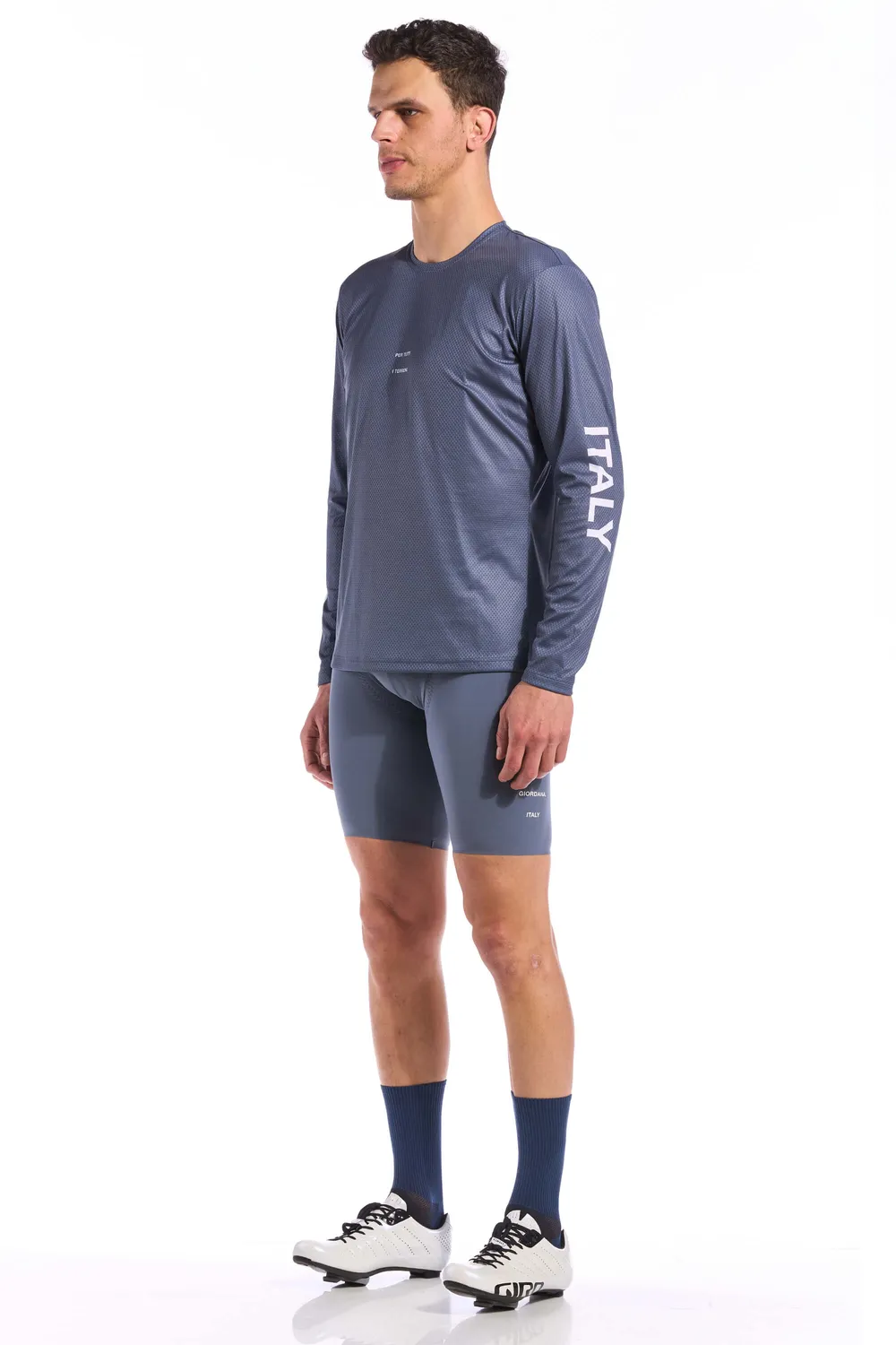Giordana The Tech Tee träningströja blå avslappnad
