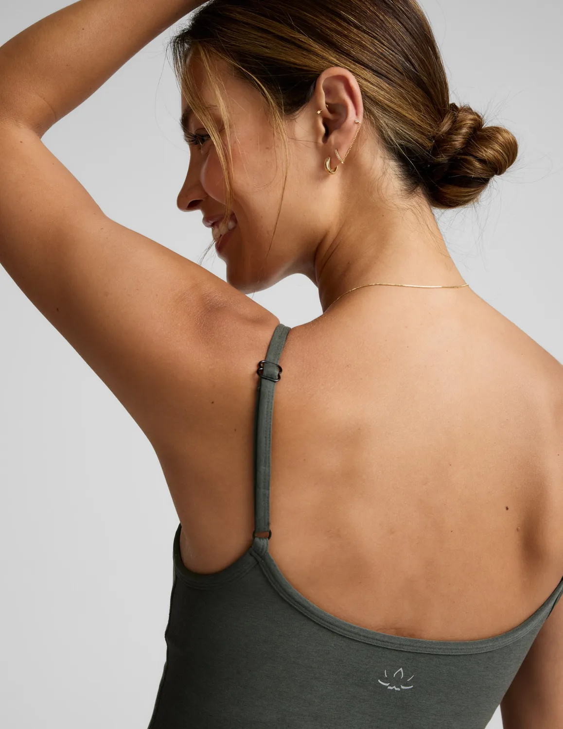 Beyond Yoga Spacedye Forever Tank linne Dusty Forest mjuk