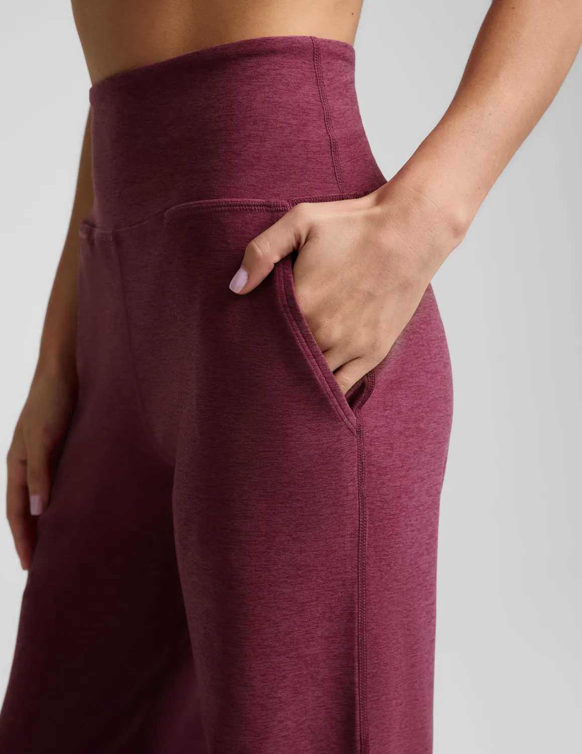 Beyond Yoga Spacedye Laid Back Wide Leg Pant 31 byxor Pomegranate