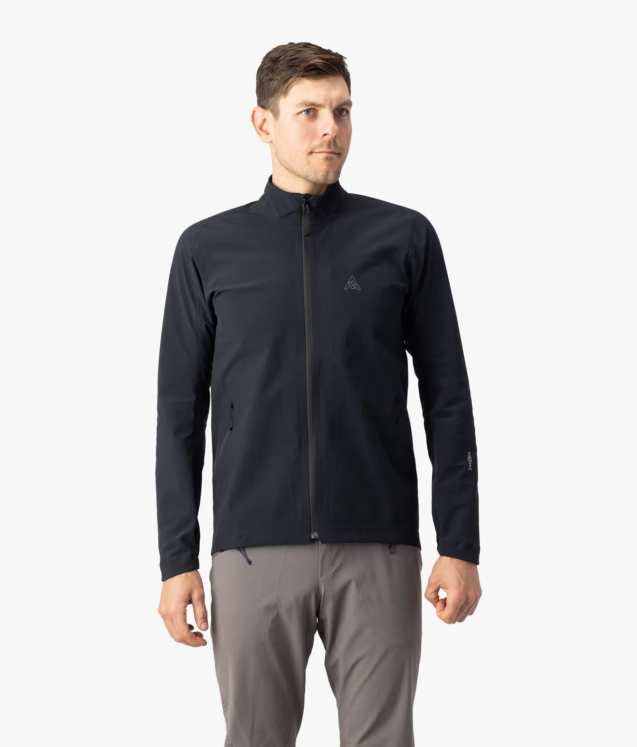 7MESH Cache Jacket cykeljacka Black Airmap