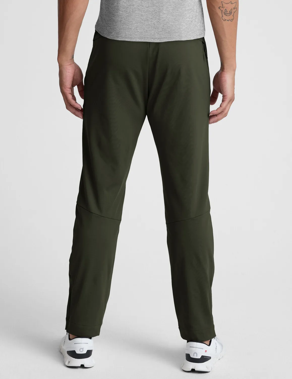Beyond Yoga Pacer Fleece-Backed Men's Pant träningsbyxa Forest Moss fleece