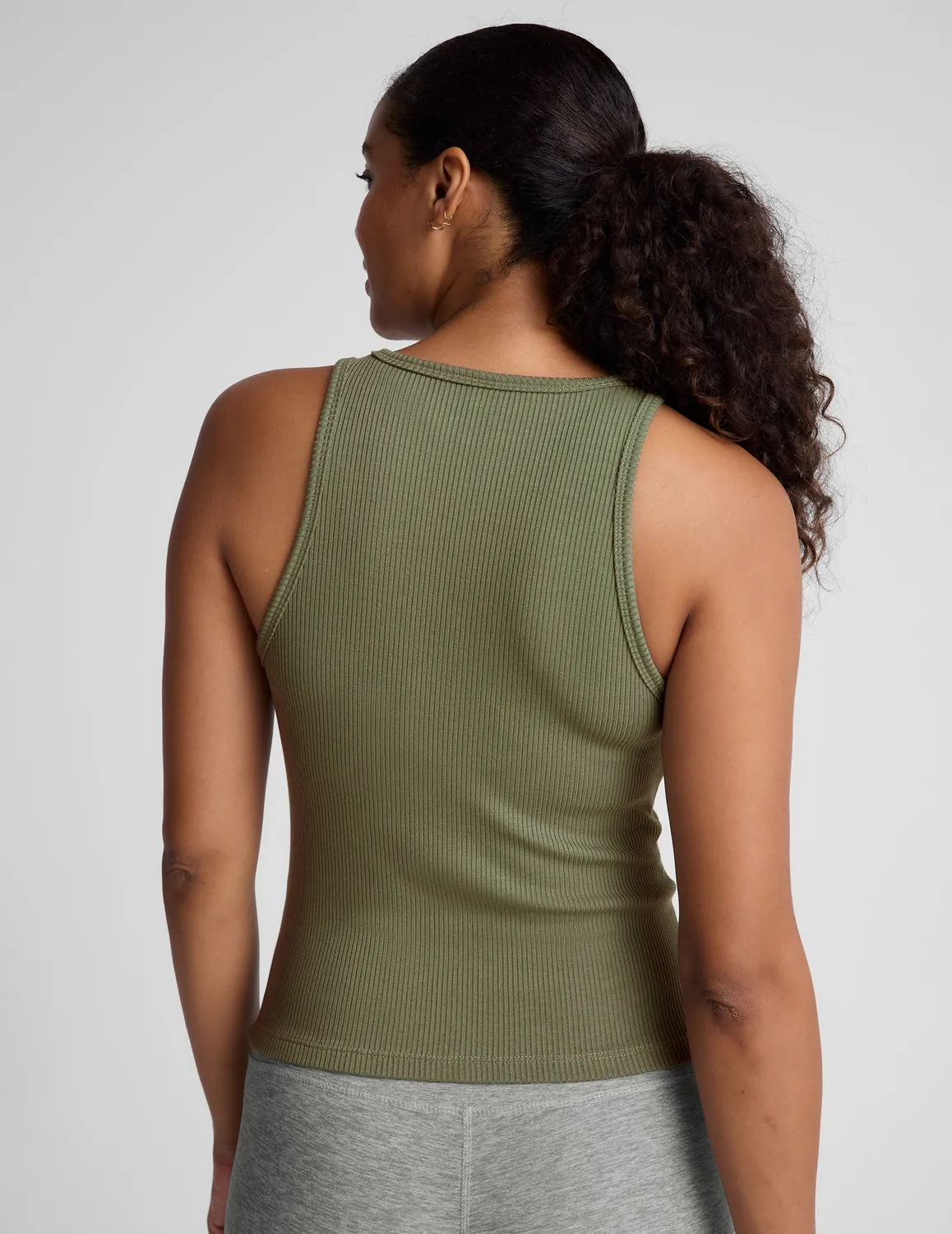 Beyond Yoga Formation linne Green Dusk ribbat