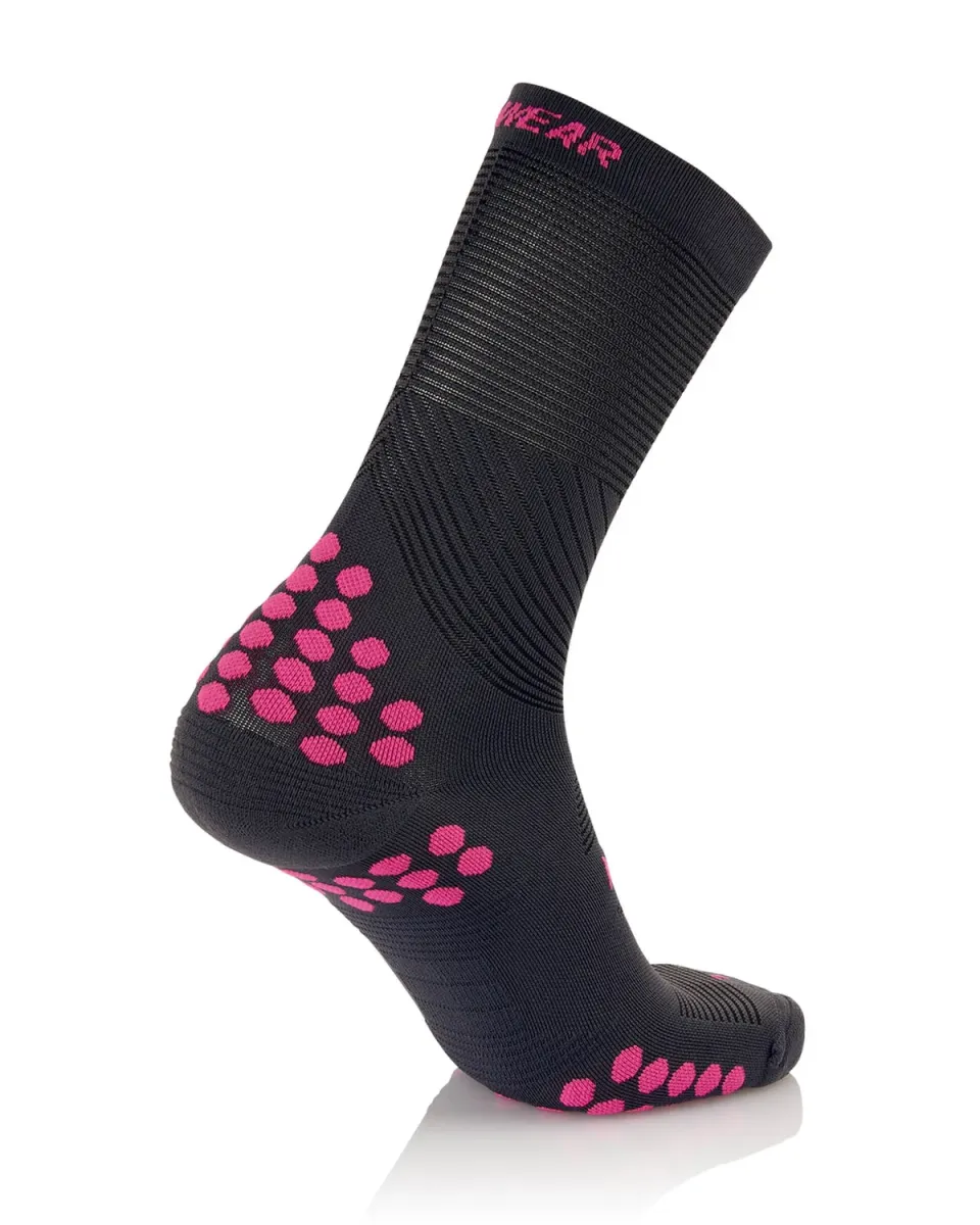 MB Wear Running Light löparstrumpor Grå Rosa