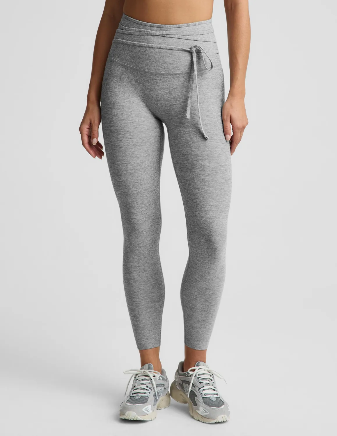 Beyond Yoga Spacedye It’s A Tie Leggings Silver Mist midi knytmidja
