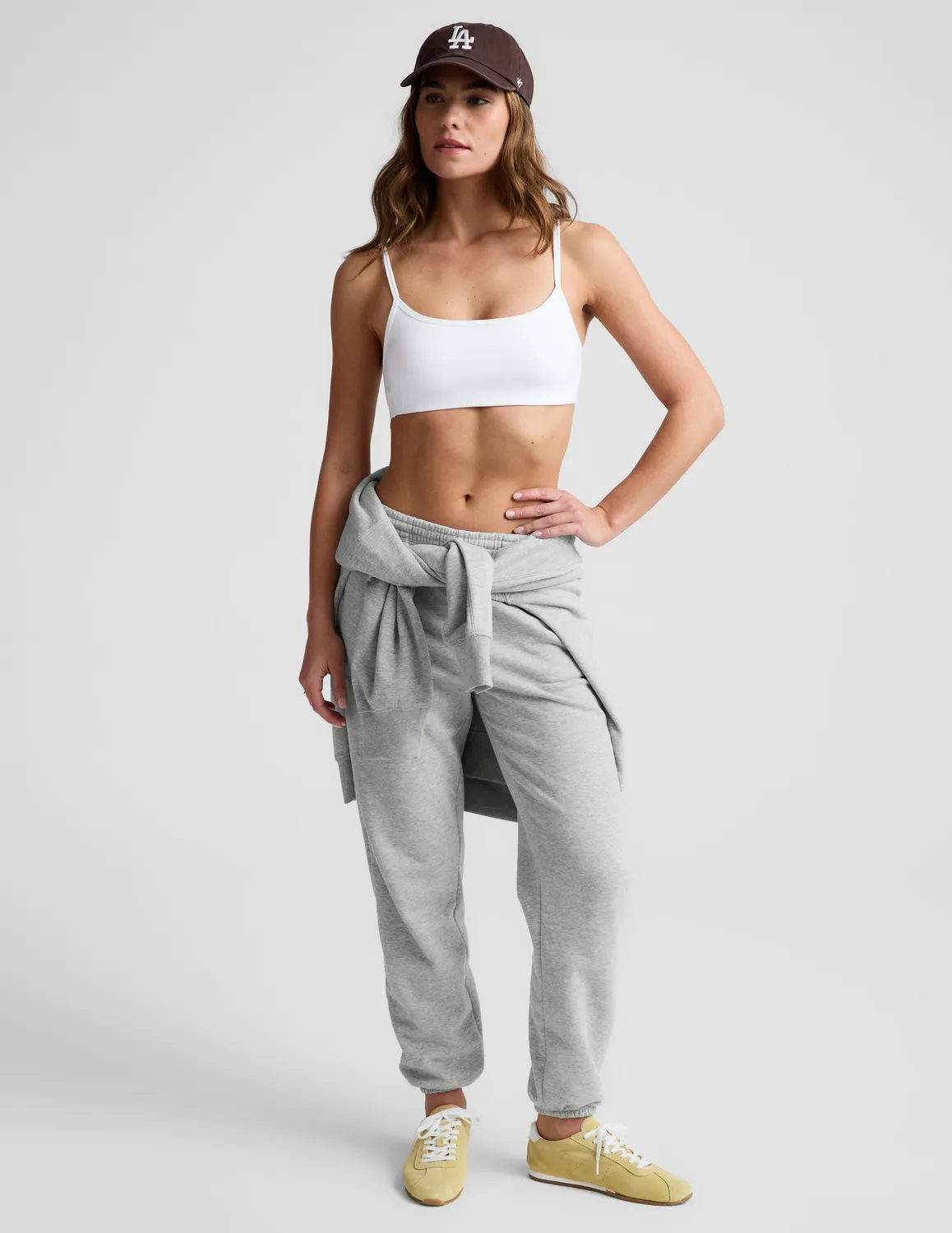 Beyond Yoga Spacedye Forever Bra sport-bh Cloud White vit
