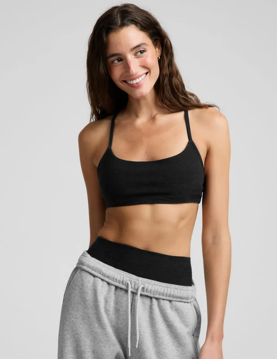 Beyond Yoga Spacedye Minimal Bra sport-bh Darkest Night lätt stöd