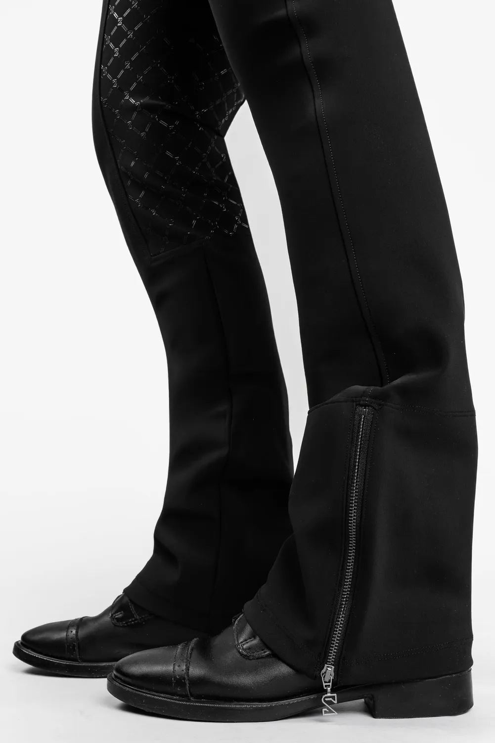 ZacZess BootCut Performance Breeches Ridbyxor Svart hög midja
