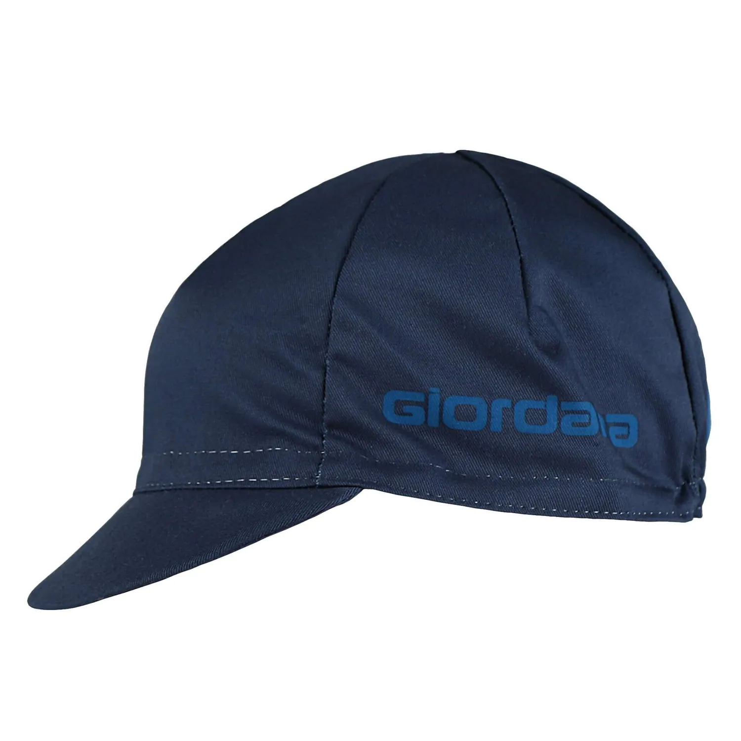 Giordana Solid Cap cykelkeps vit bomullsblandning