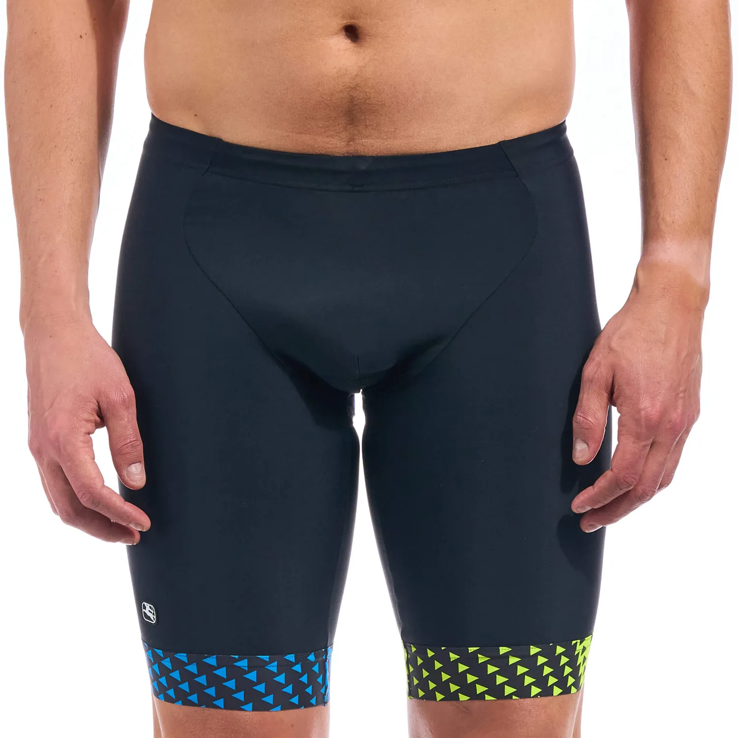 Giordana Vero Pro Tri Short triathlonshorts blå/gul