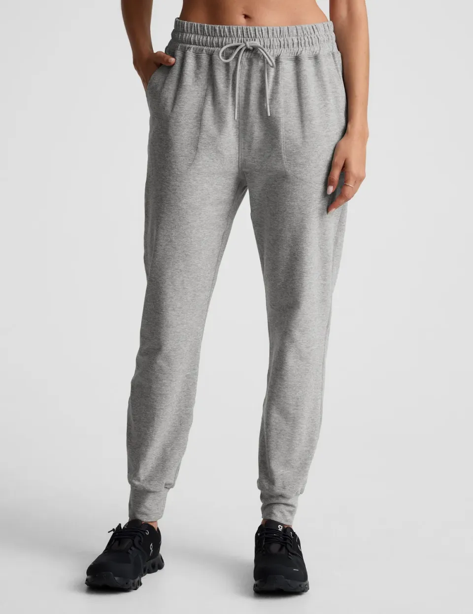 Beyond Yoga Spacedye Commuter Midi Jogger silver mist smal