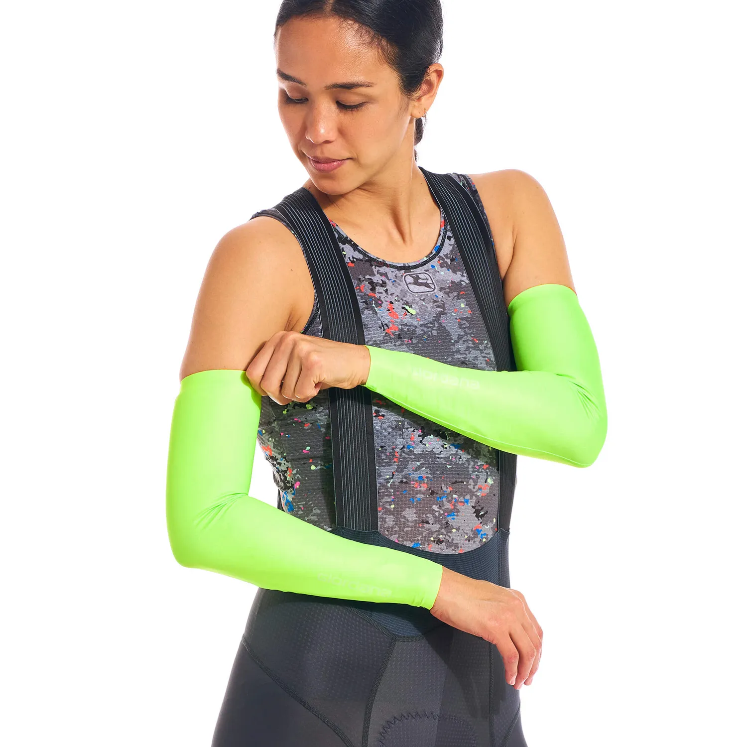 Giordana Neon solärmar neonorange UPF 50+
