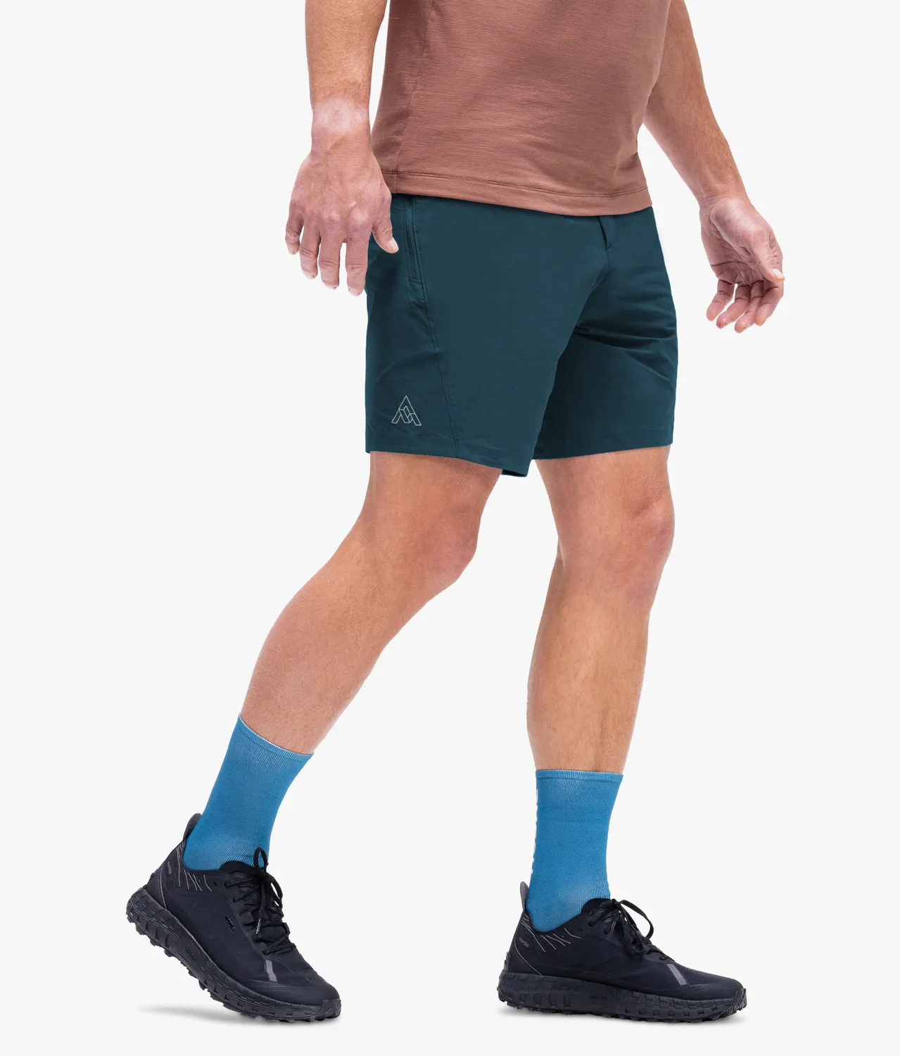 7MESH Farside Short 9" shorts herr mörkblå stretch