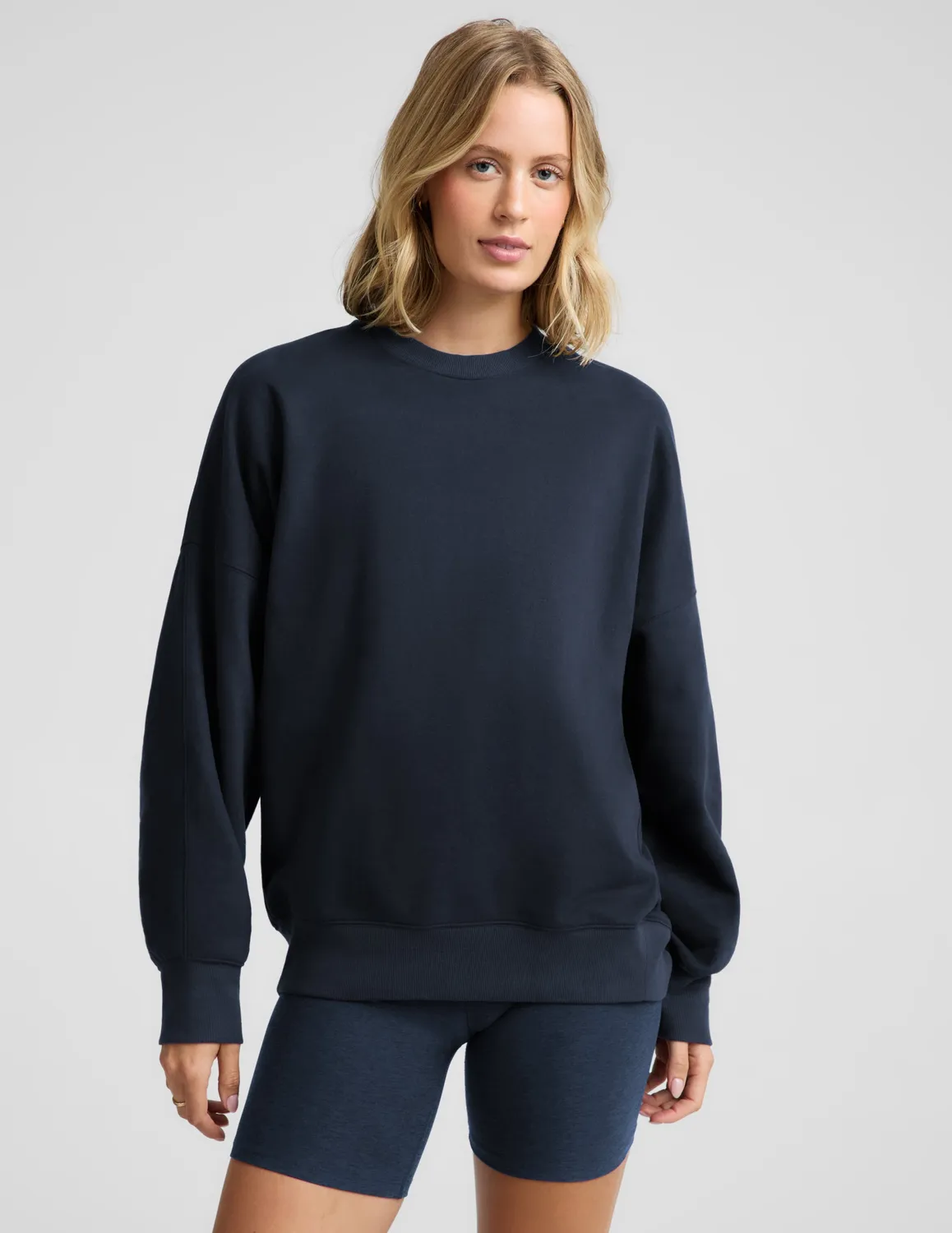 Beyond Yoga LuxeFleece 2.0 Oversized sweatshirt Nocturnal Navy