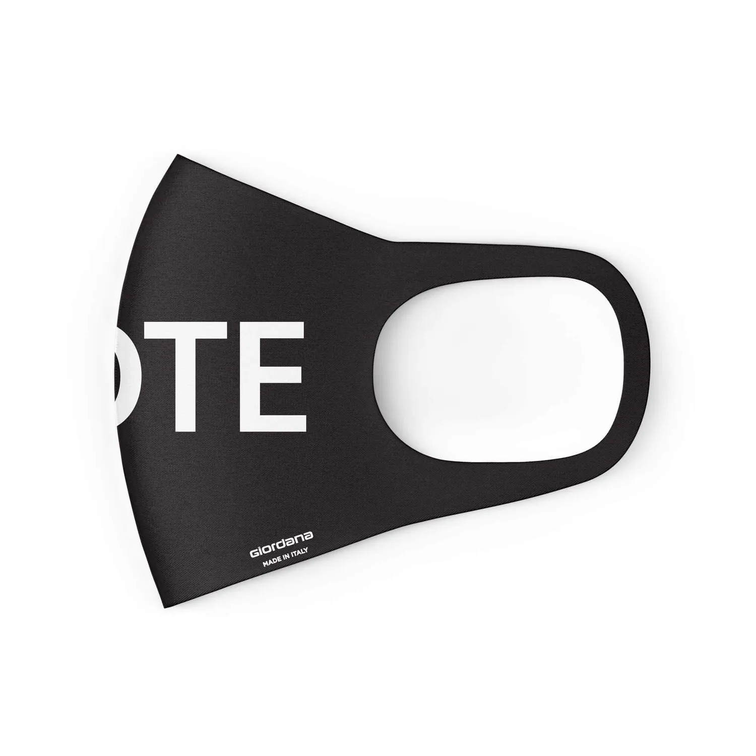 Giordana Vote ansiktsmask svart tvättbar lätt