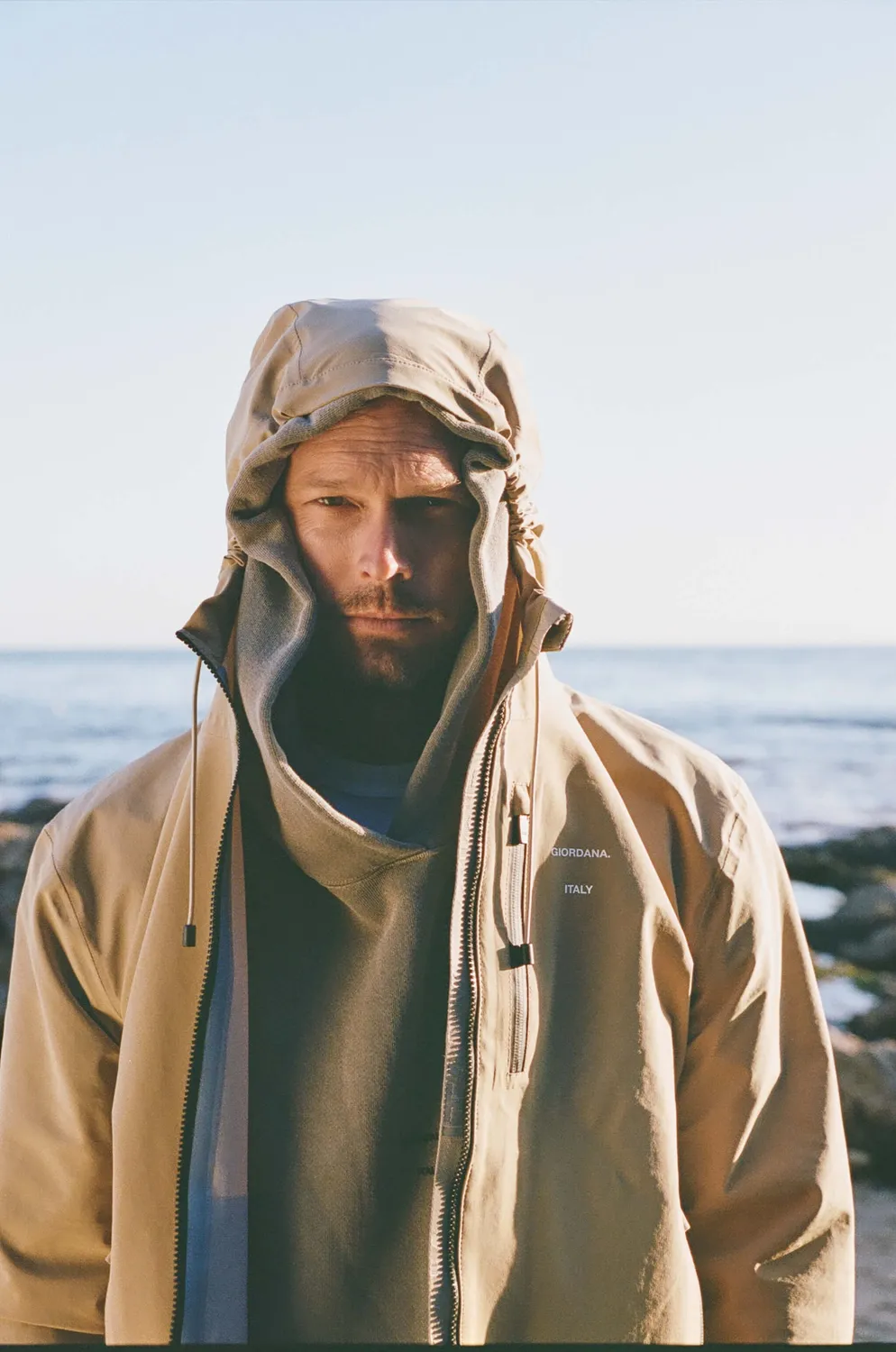 Giordana Jetty regnjacka khaki vattentät 3-lager