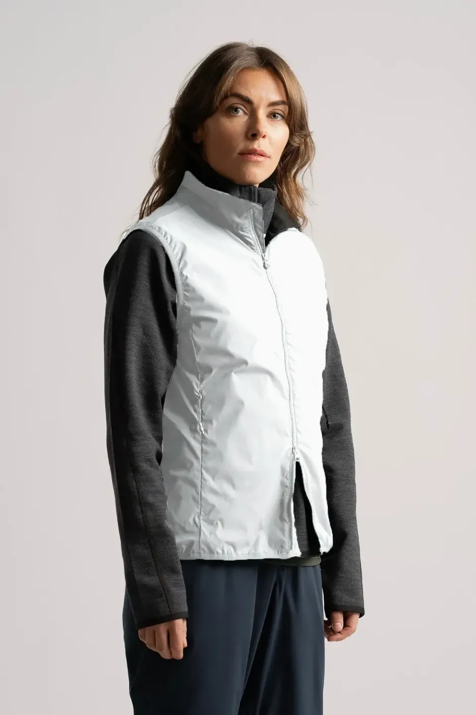 Cross Sportswear Merion vindväst dam pale grey