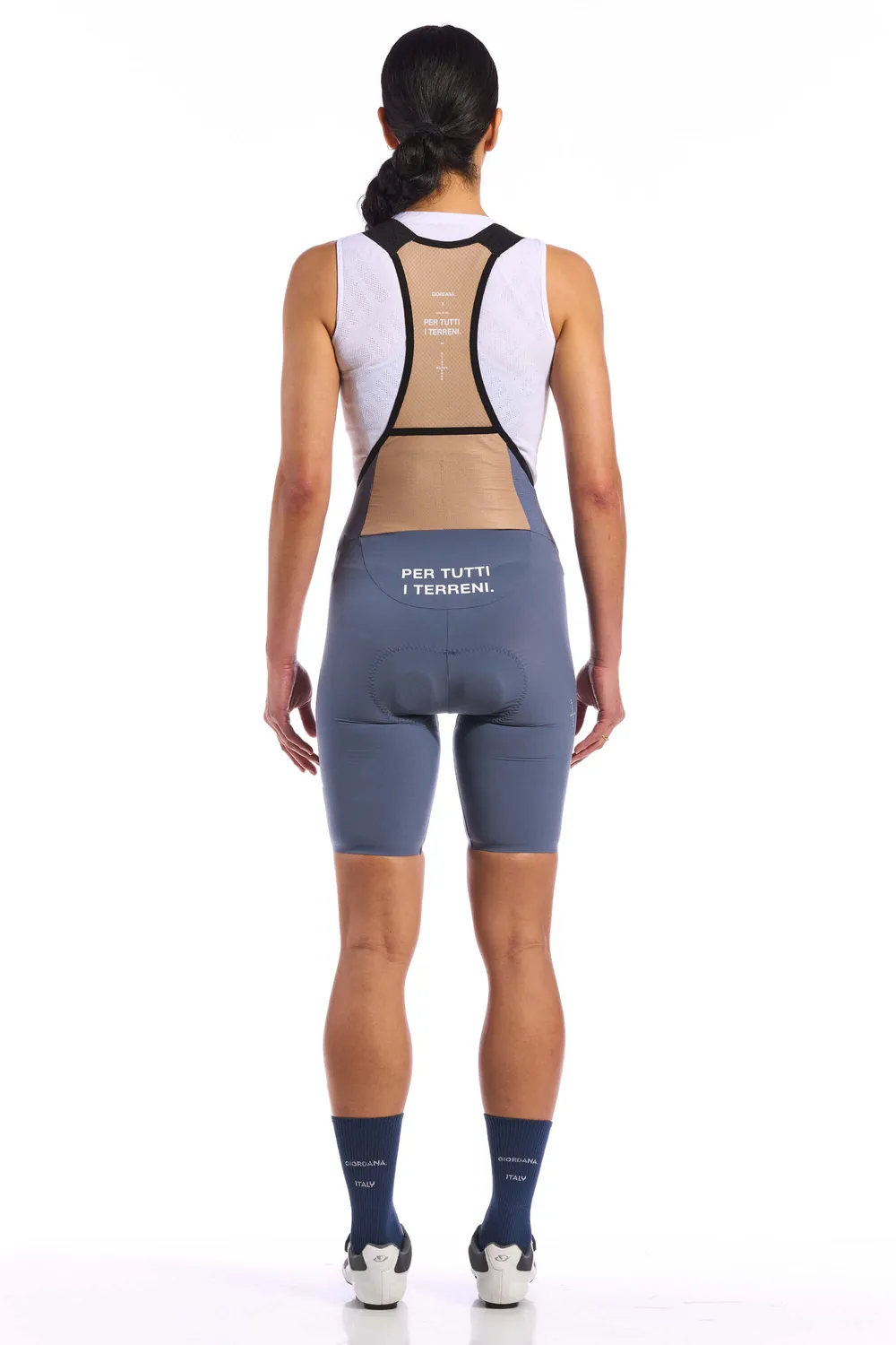 Giordana KB dambibshorts svart Quattro kompression