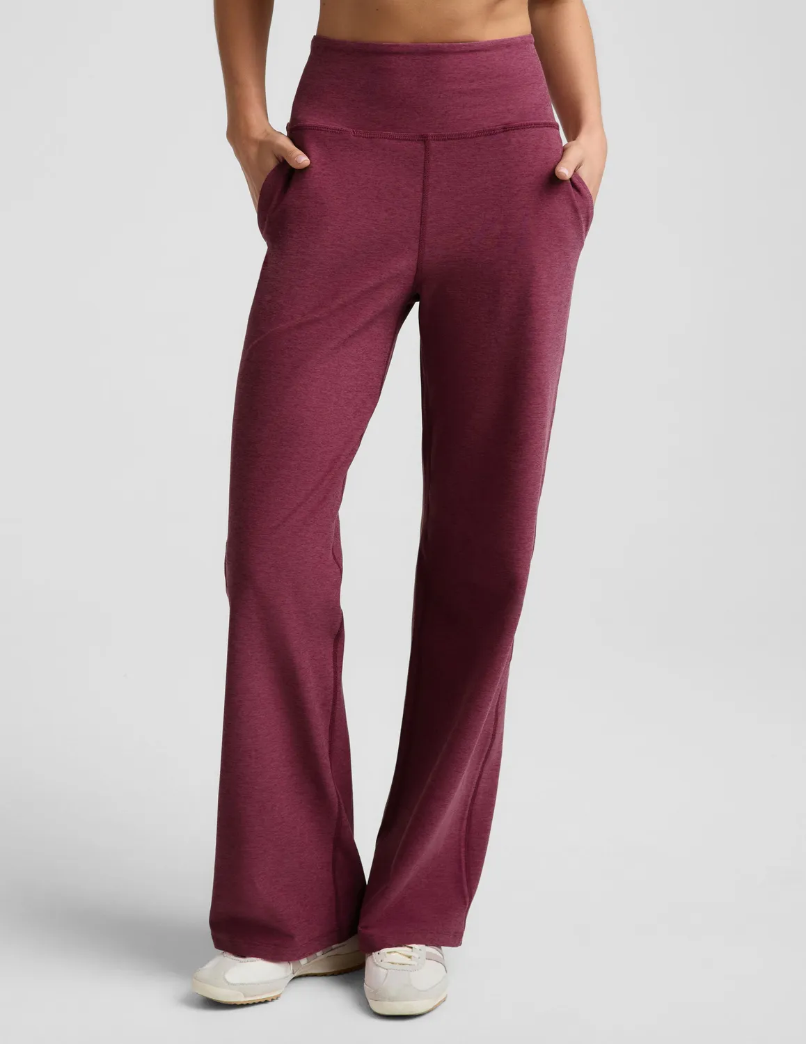 Beyond Yoga Spacedye Laid Back Wide Leg Pant 31 byxor Pomegranate