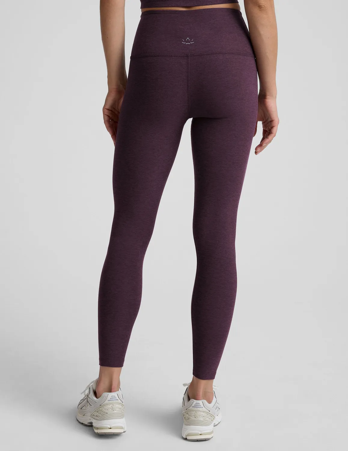 Beyond Yoga Spacedye Caught In The Midi träningstights Eggplant Purple Heather hög midja