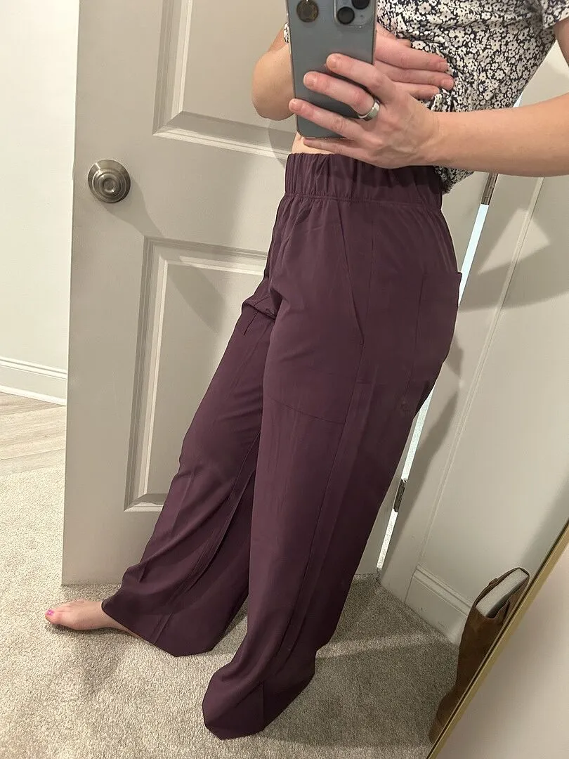 Beyond Yoga Easy Wide Leg Pant 31" byxor Mist lätta