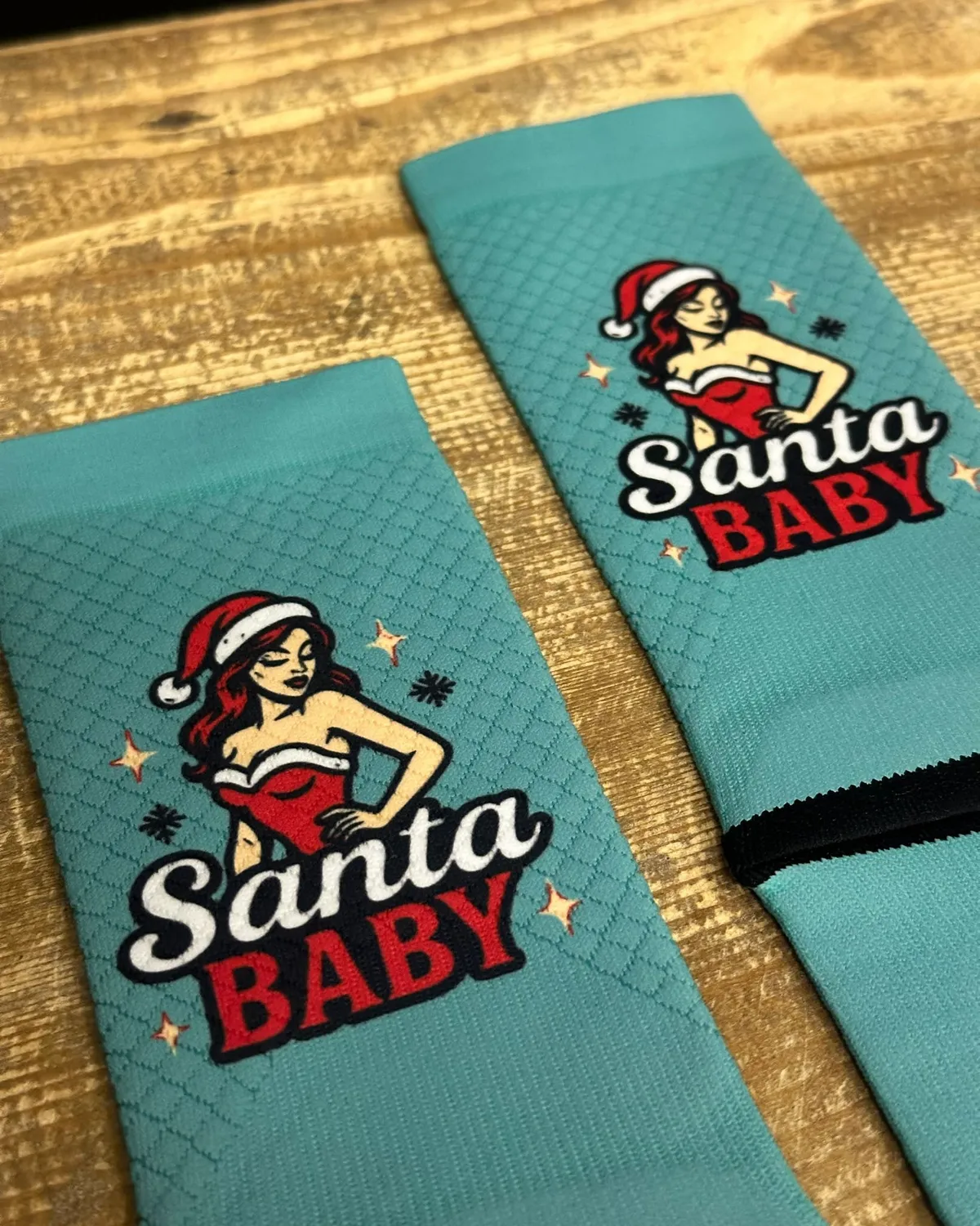 MB Wear Fun Evo Santa Baby cykelstrumpor jul