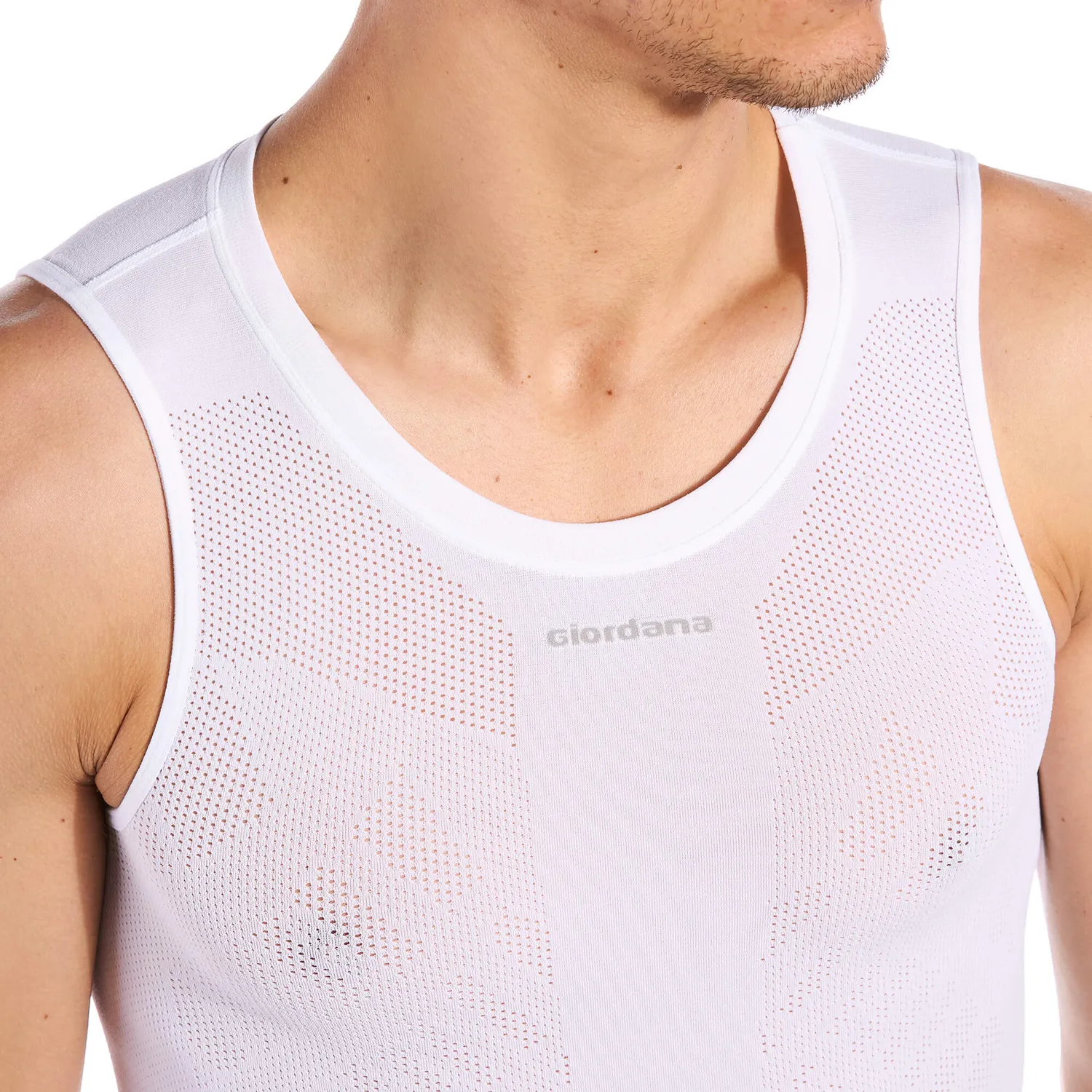Giordana Ultralight Knitted Sleeveless underställströja svart tunn