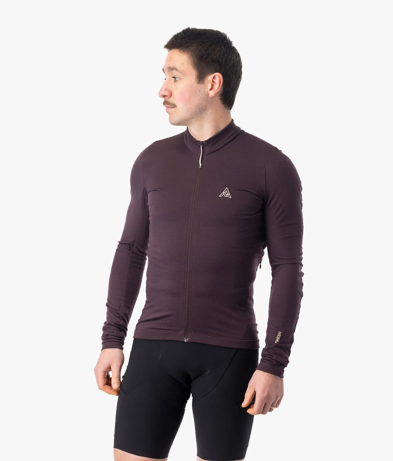 7mesh Ashlu Merino långärmad cykeltröja herr merino