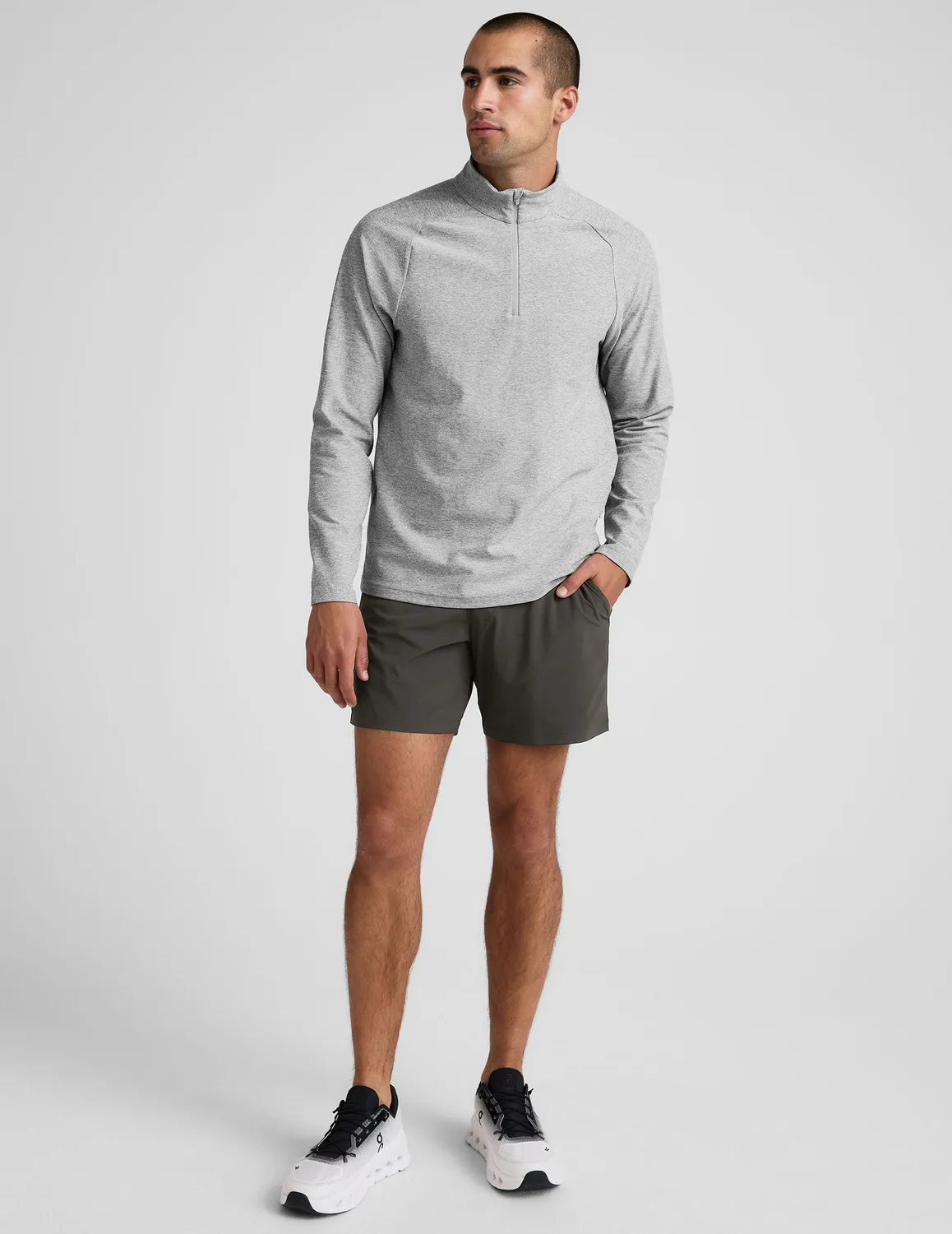 Beyond Yoga Pivotal 2.0 träningsshorts 7 tum Graphite