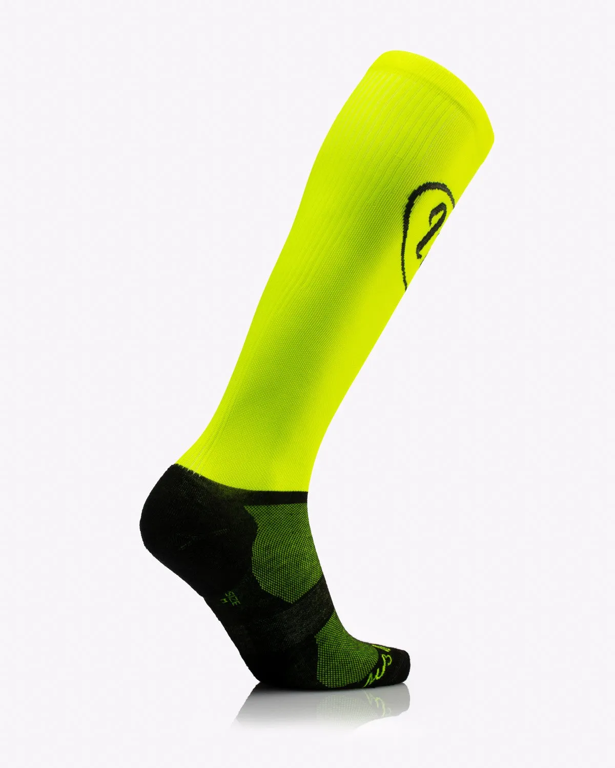 MB Wear MB Trek lungo löparstrumpor gul fluo långa
