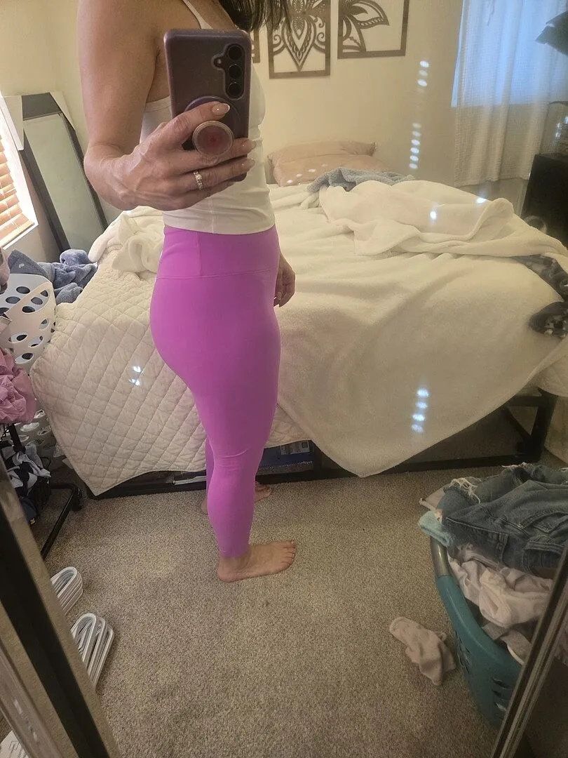 Beyond Yoga Glowzone High Waisted Midi Leggings Deep Ocean blå