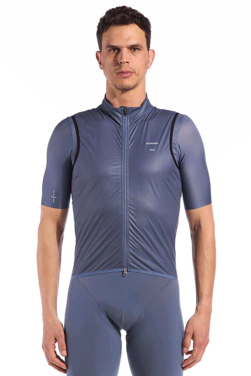 Giordana The Wind Vest vindväst grisaille blue