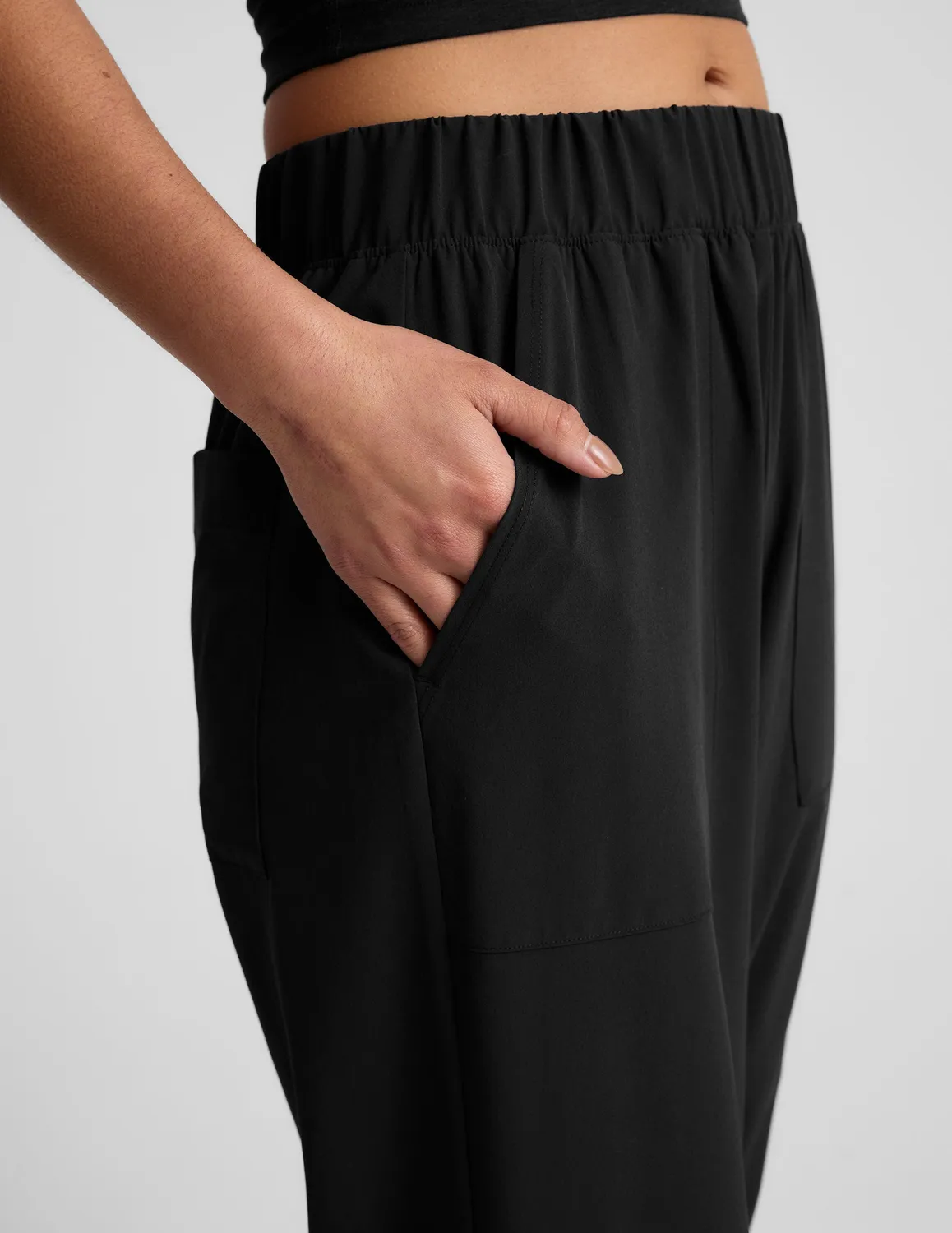 Beyond Yoga Easy Wide Leg Pant 31" byxor True Black svart