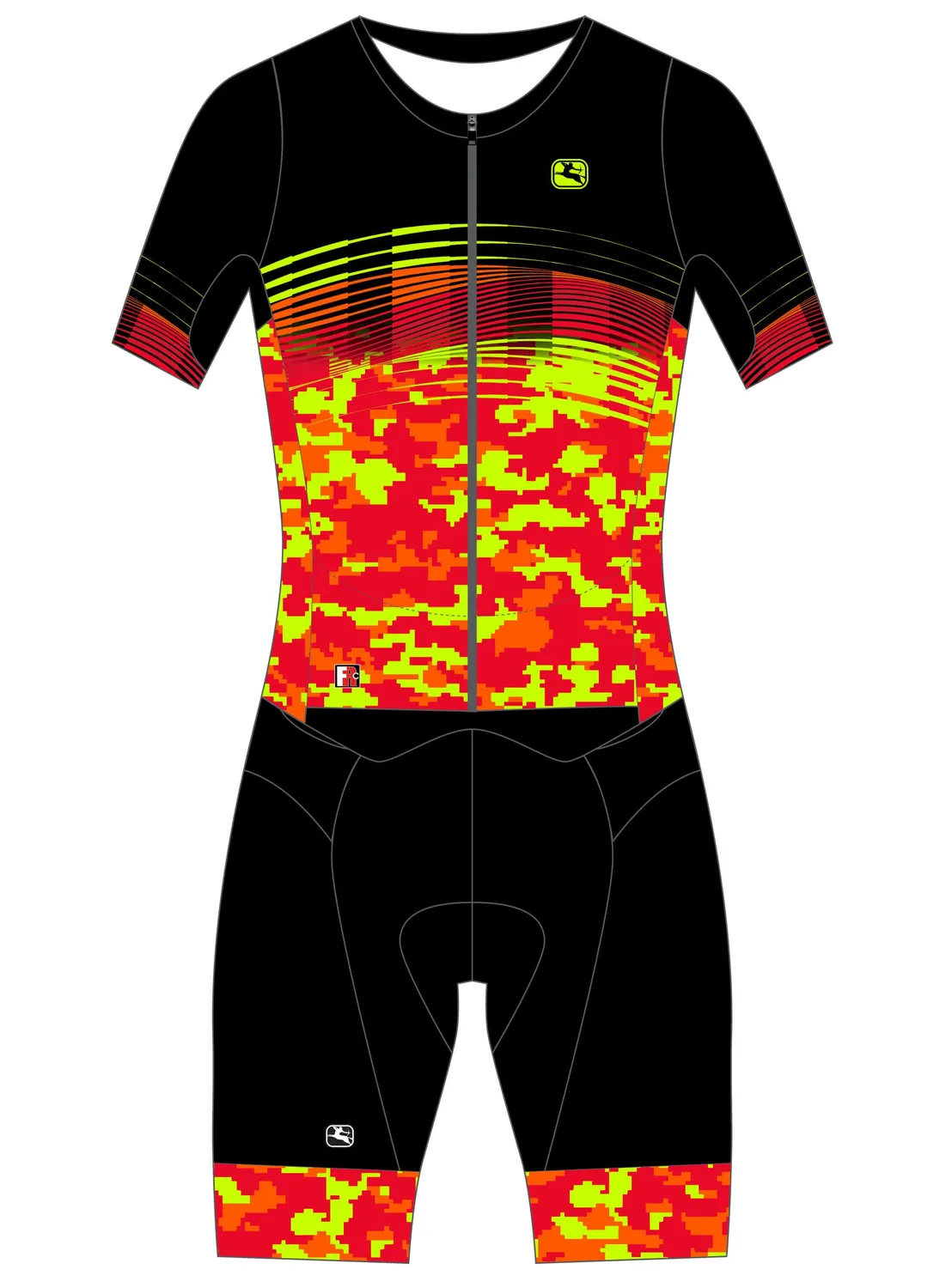 Giordana FR-C Pro Tri Doppio triathlondräkt röd aero