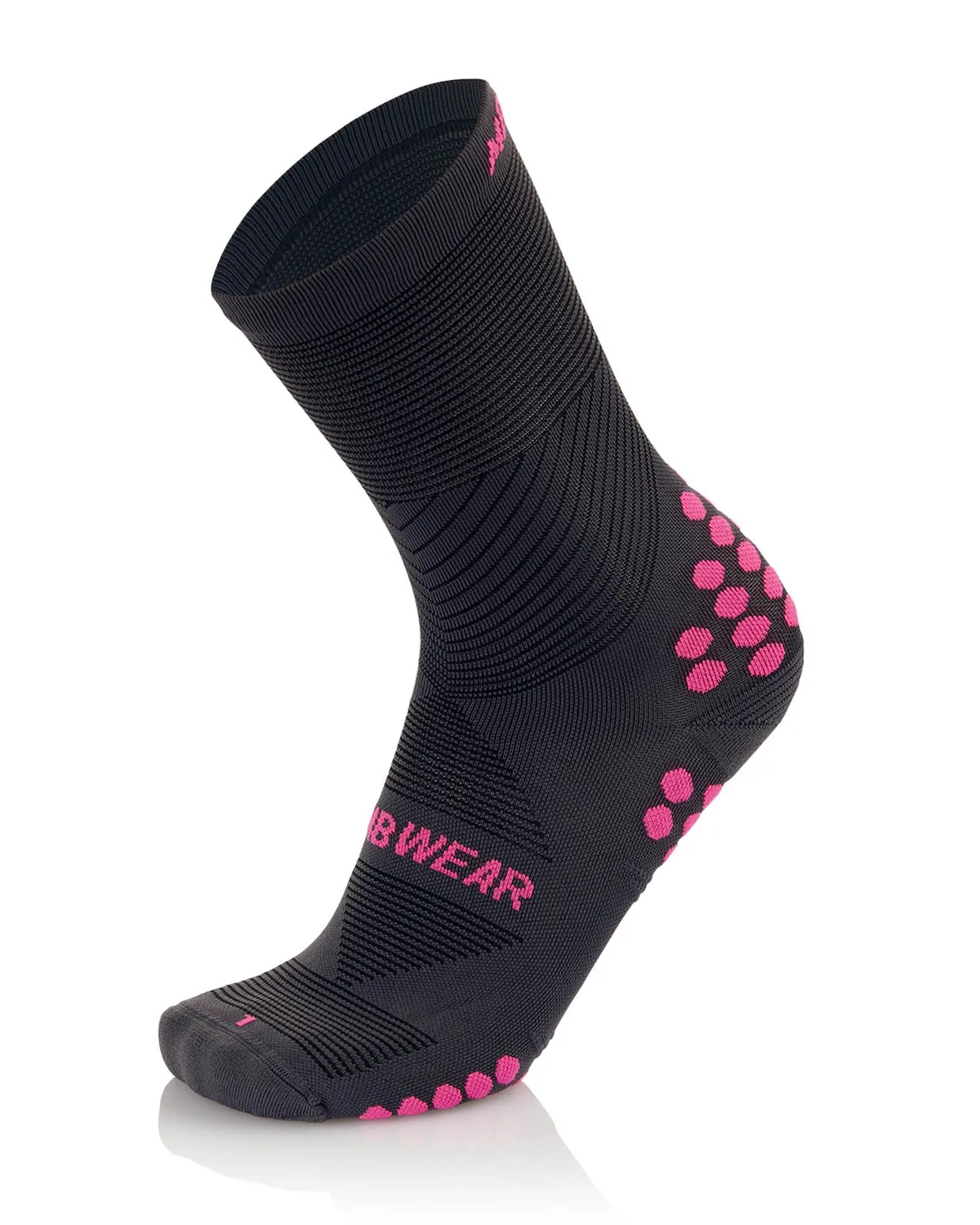 MB Wear Running Light löparstrumpor Grå Rosa