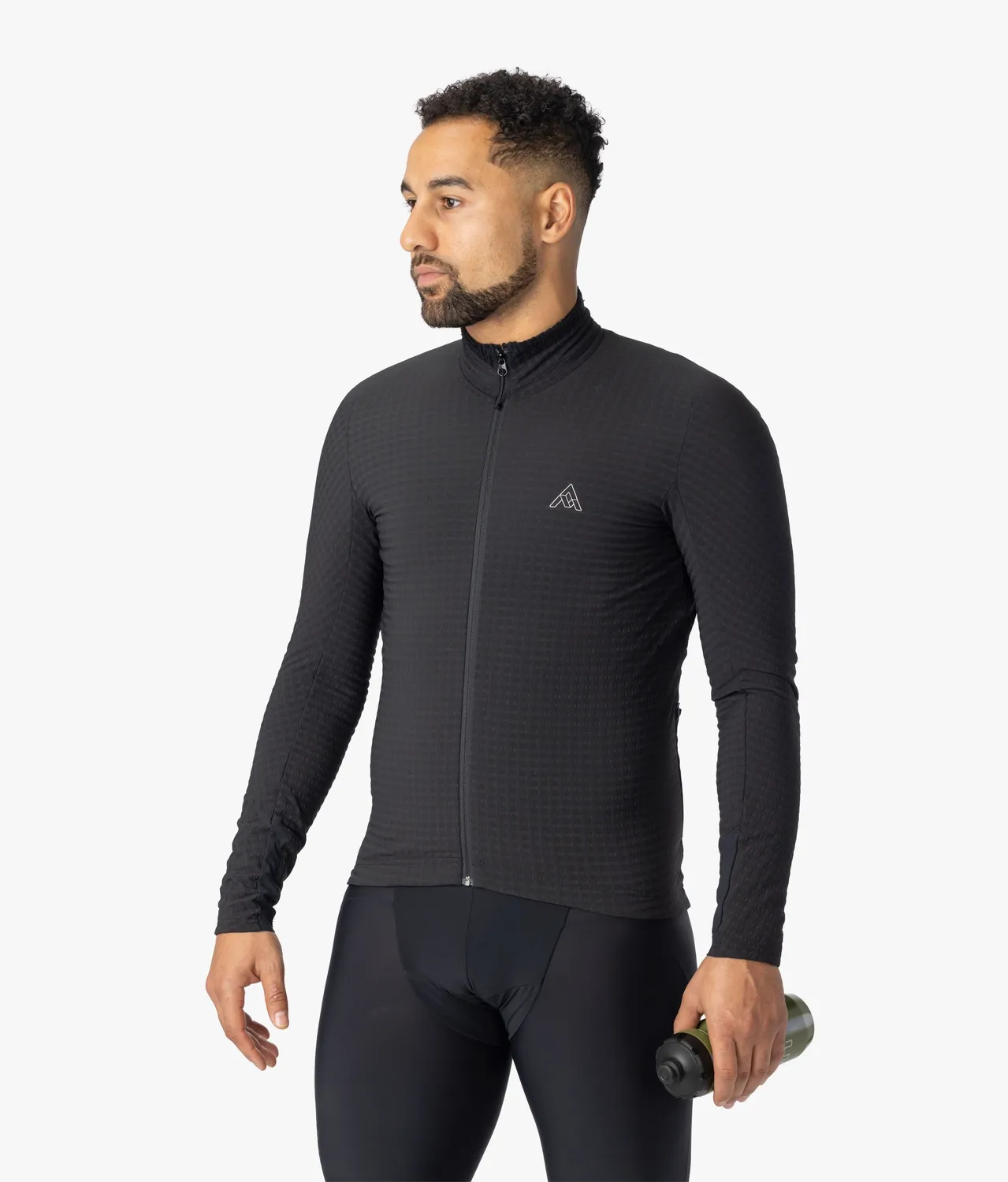 7MESH Seton långärmad cykeltröja svart thermal