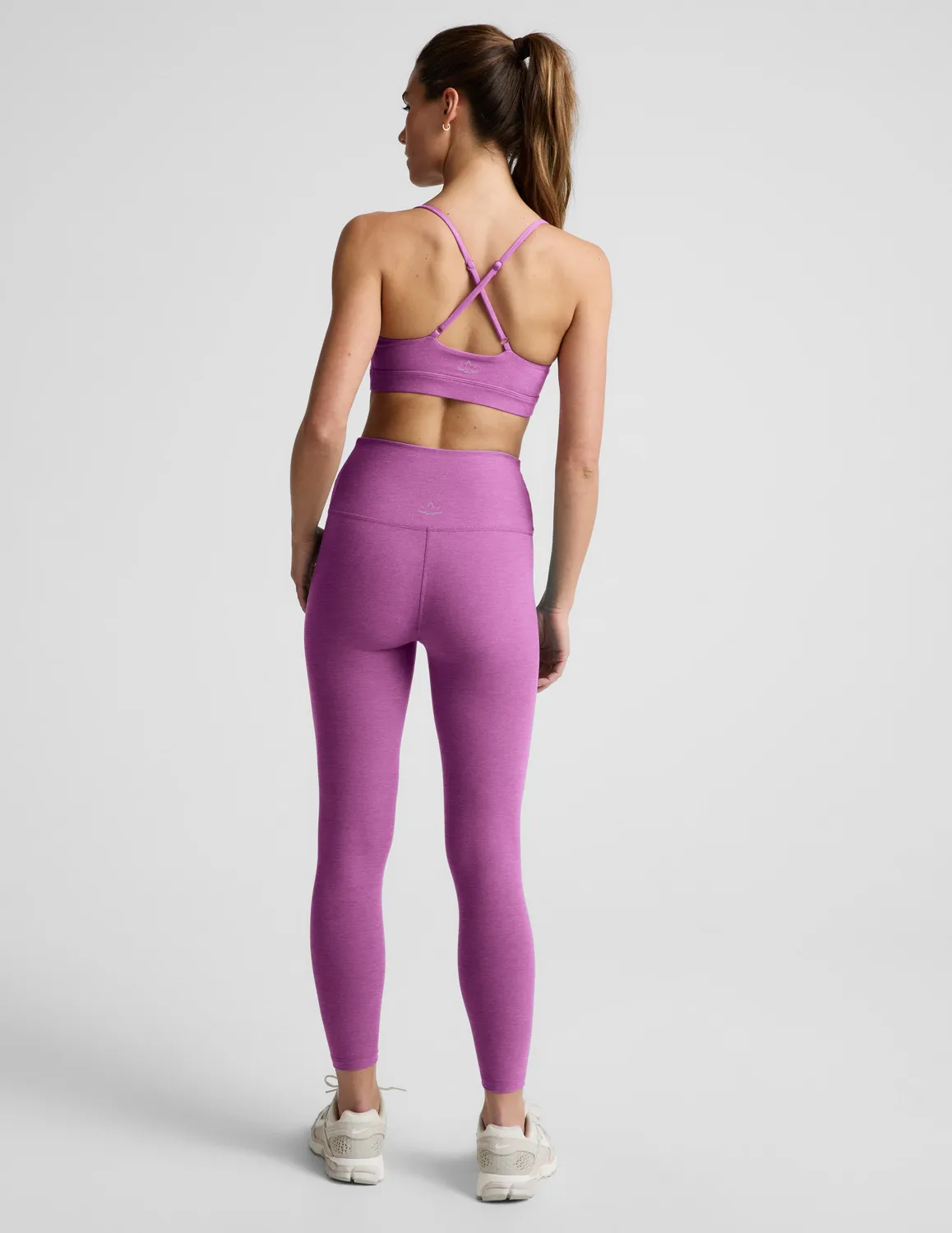 Beyond Yoga Spacedye At Your Leisure High Waisted Midi Legging tights fuchsia