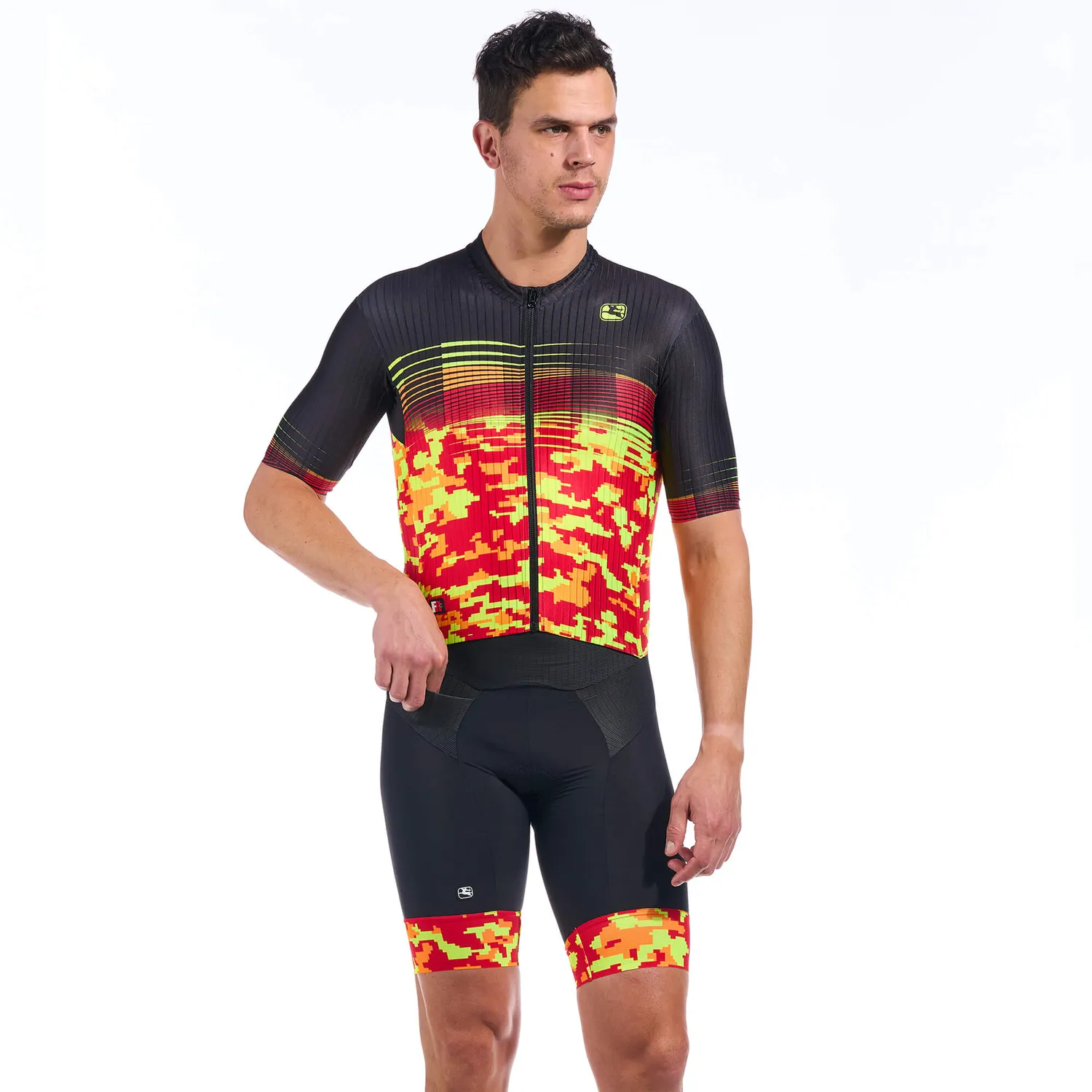 Giordana FR-C Pro Tri Doppio triathlondräkt röd aero