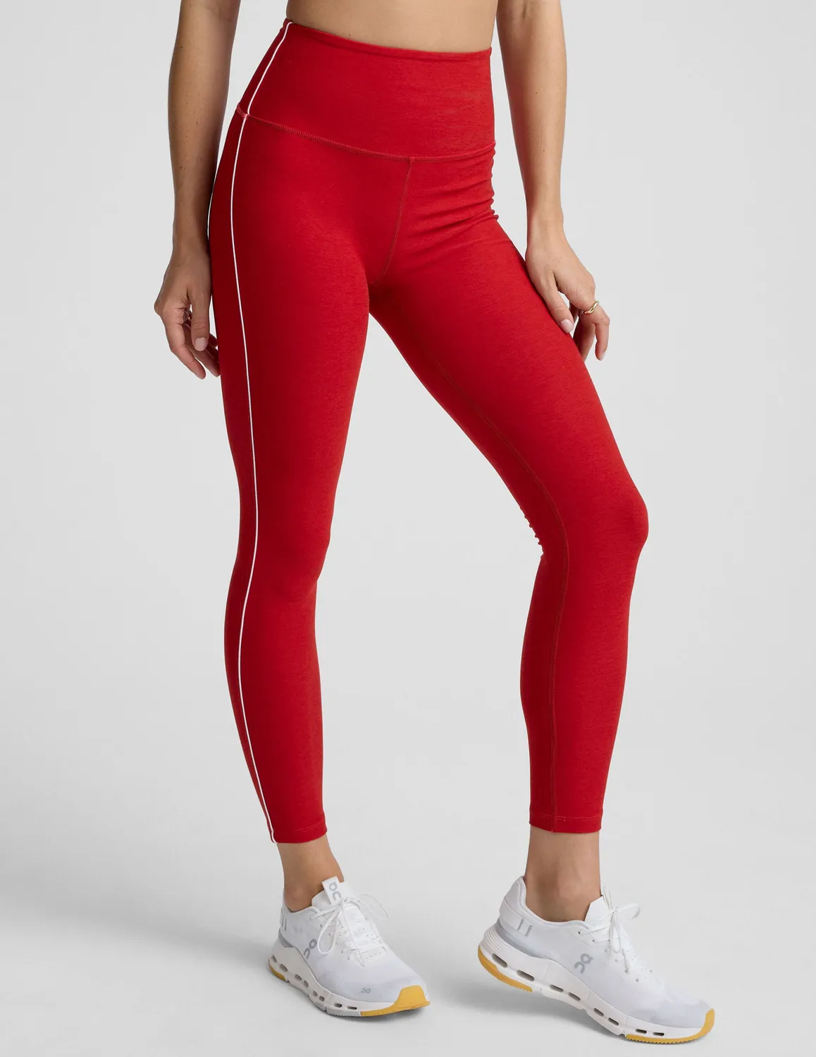 Beyond Yoga Spacedye Ready Midi Legging leggings Holly Red hög midja