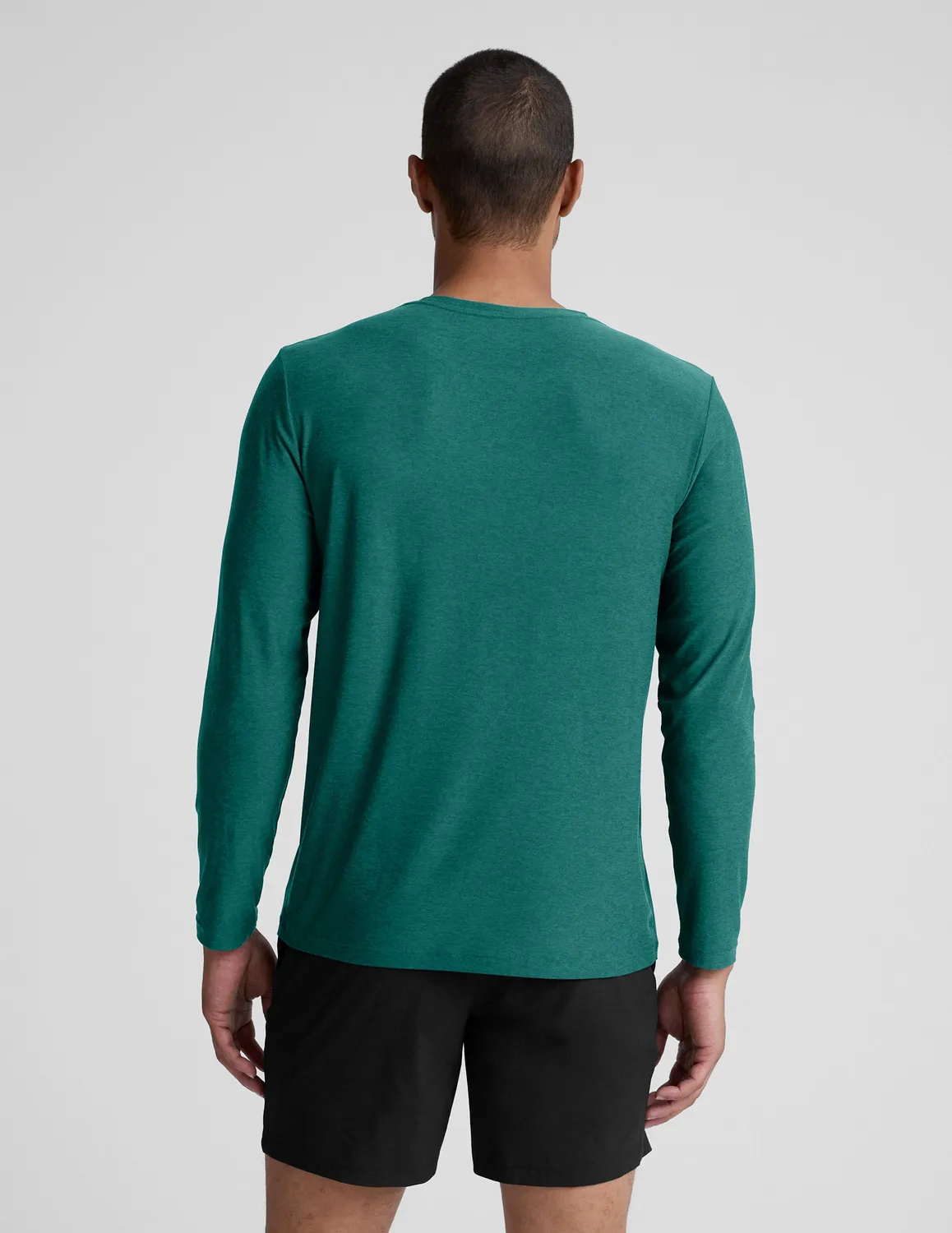 Beyond Yoga Always Beyond Long Sleeve Crew 2.0 tröja Teal Sea
