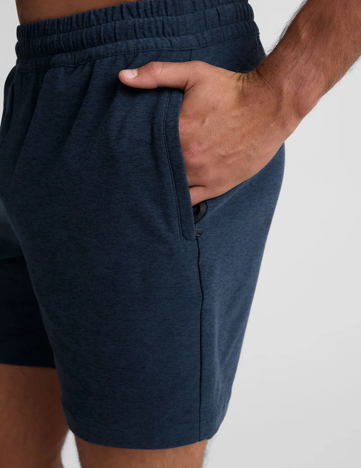 Beyond Yoga Spacedye Unlimited shorts Nocturnal Navy 7 tum