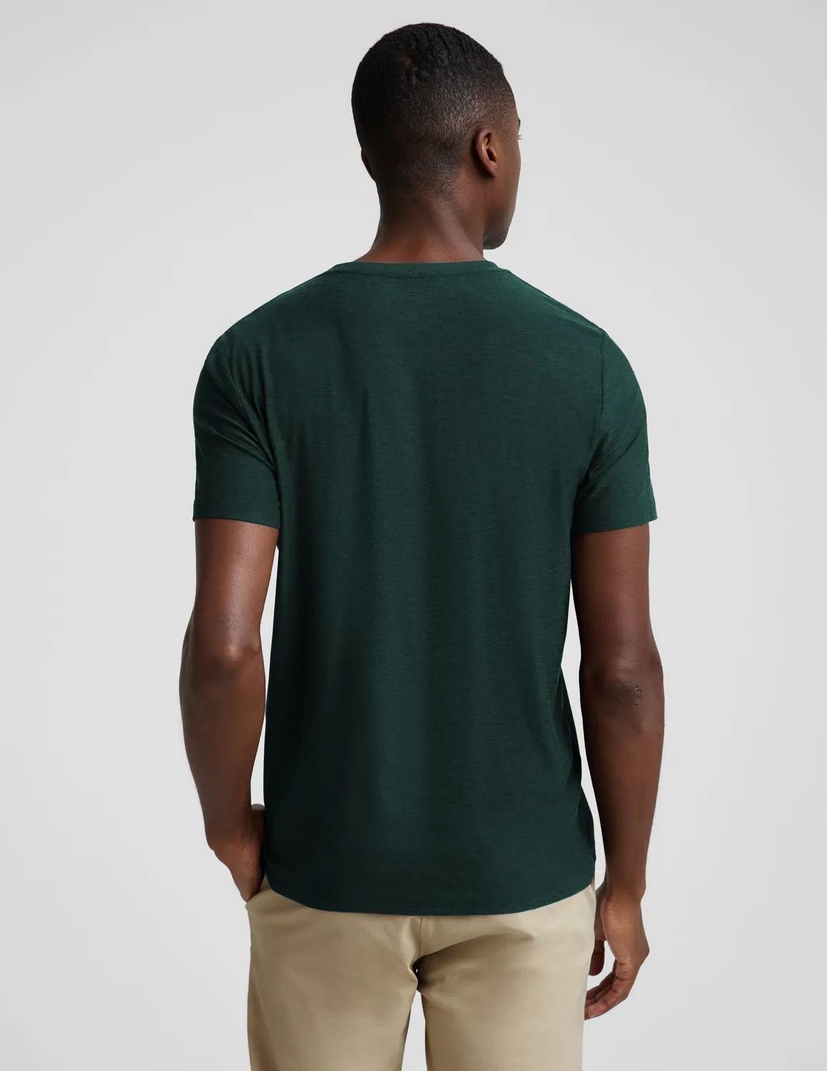 Always Beyond Men's Crew Tee 2.0 t-shirt Midnight Green lätt