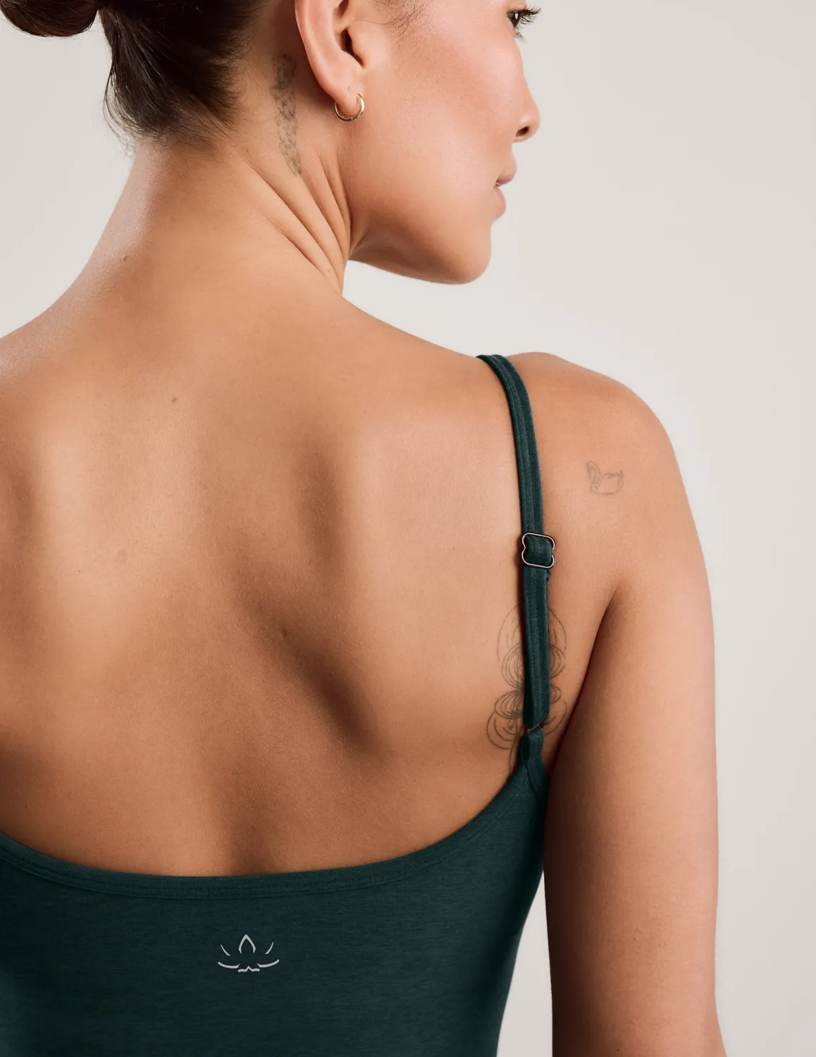 Beyond Yoga Spacedye Forever Tank linne Dark Ivy stretch